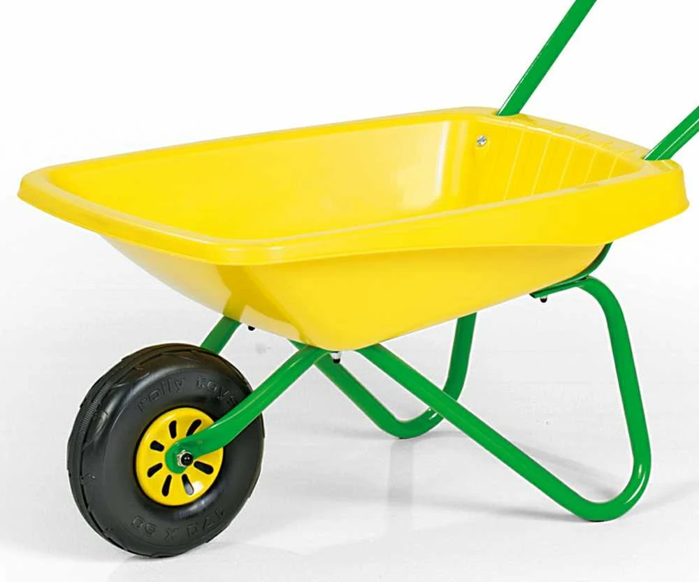 Vaikiškas sodo karutis Rolly Toys geltonas