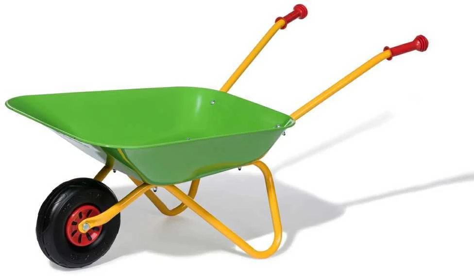 Rolly Toys Metalinė Sodo Vežimėlis Žalias 25kg