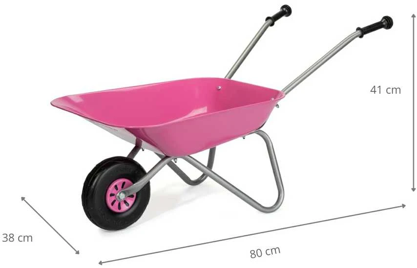 Rolly Toys 274802 Rožinė metalinis karutis