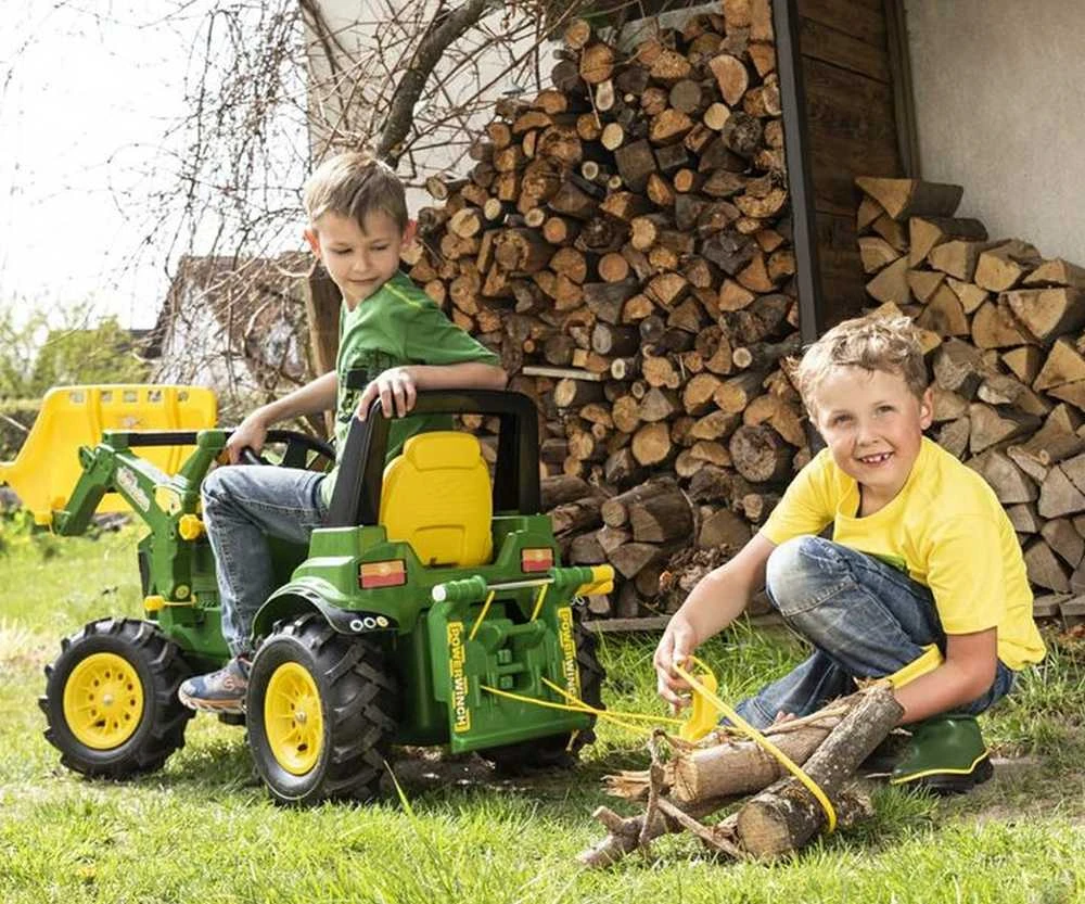 Rolly Toys Ritininiai žaislai gervės John Deere Winch į traktorus