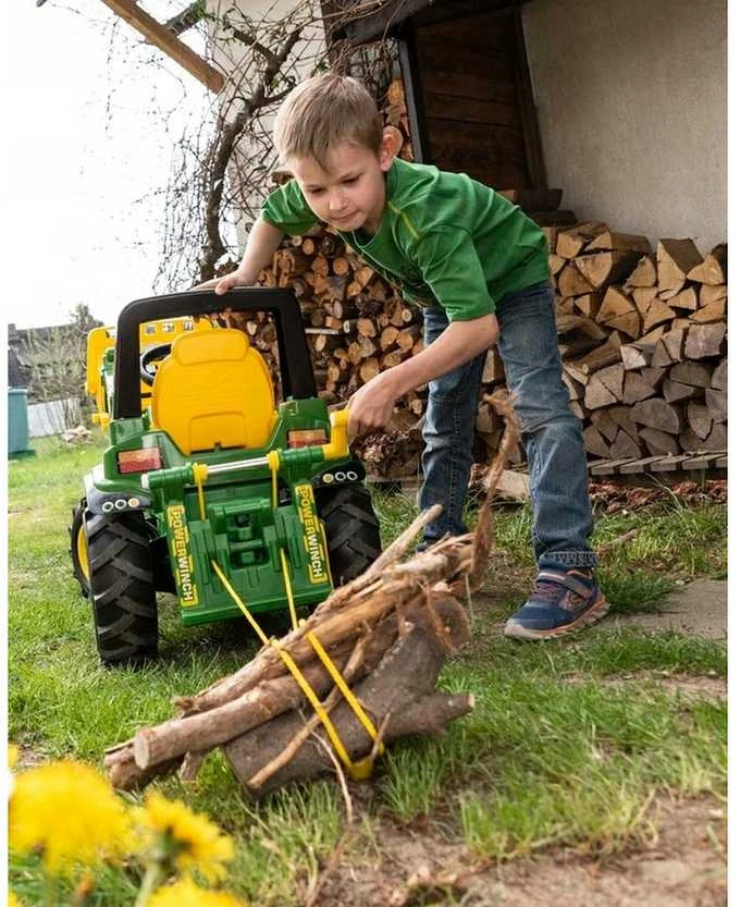 Rolly Toys Ritininiai žaislai gervės John Deere Winch į traktorus