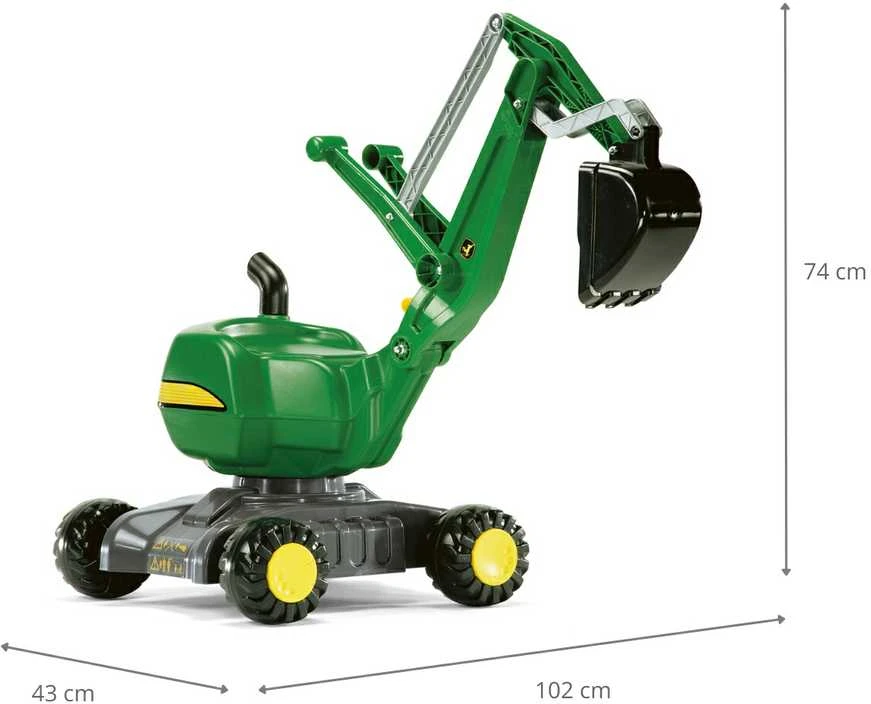 John Deere Rolly Toys traktorius su kaušu