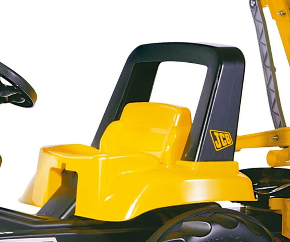 Rolly Toys 812004 Rolly Junior JCB traktorius su kaušu ir priekaba