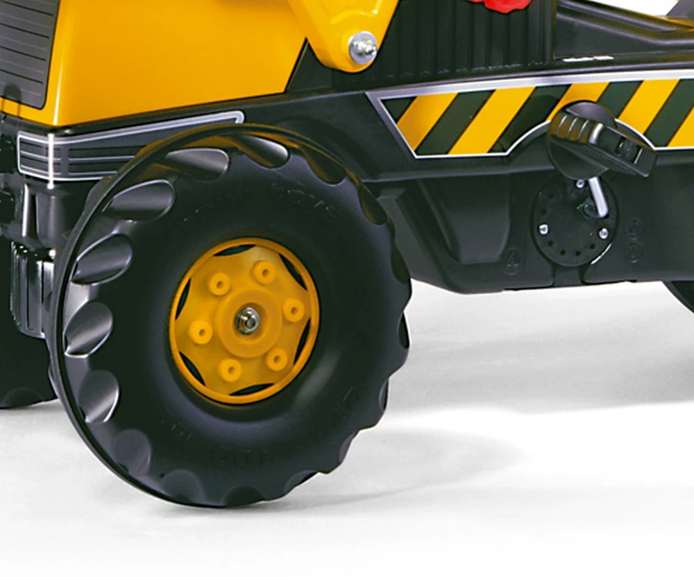 Rolly Toys 812004 Rolly Junior JCB traktorius su kaušu ir priekaba
