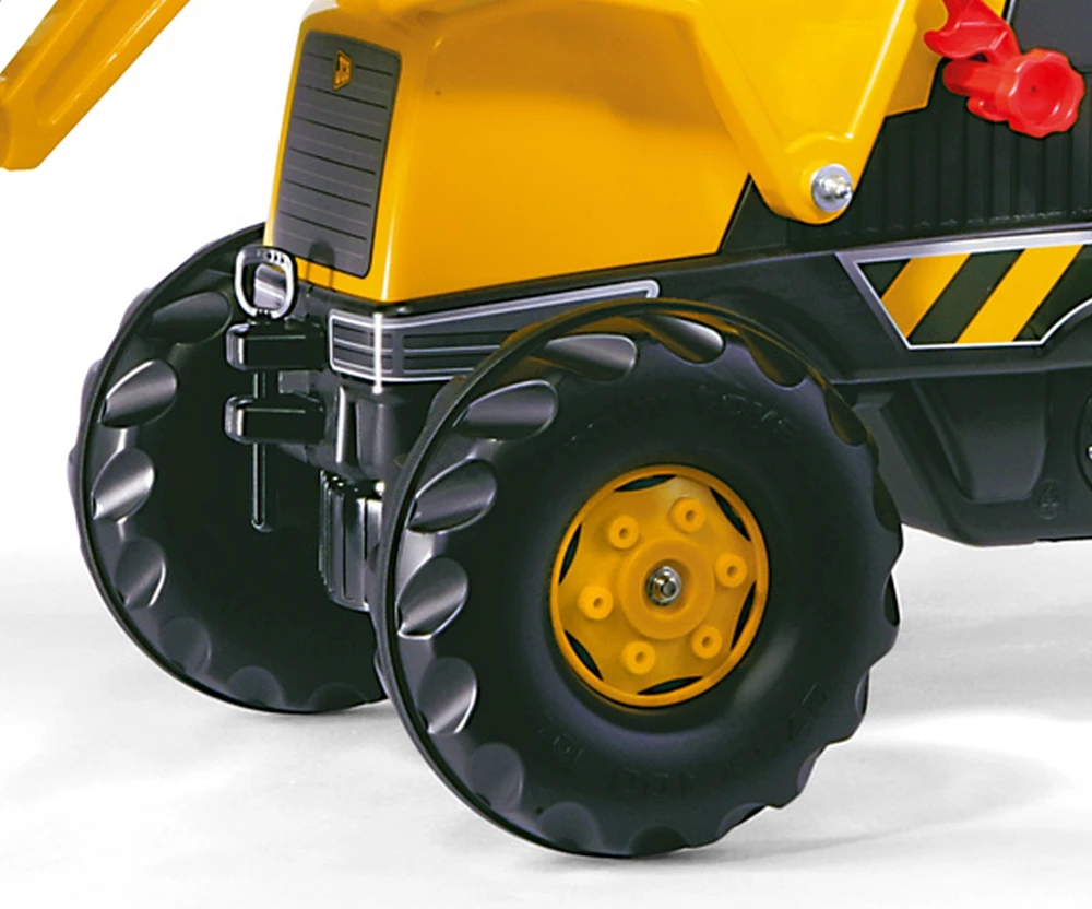Rolly Toys 812004 Rolly Junior JCB traktorius su kaušu ir priekaba