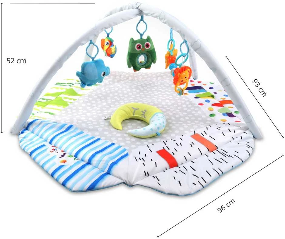 MILLY MALLY 6143 TinyMini JL633-1A Mokomasis kilimėlis 2in1 Baby's World