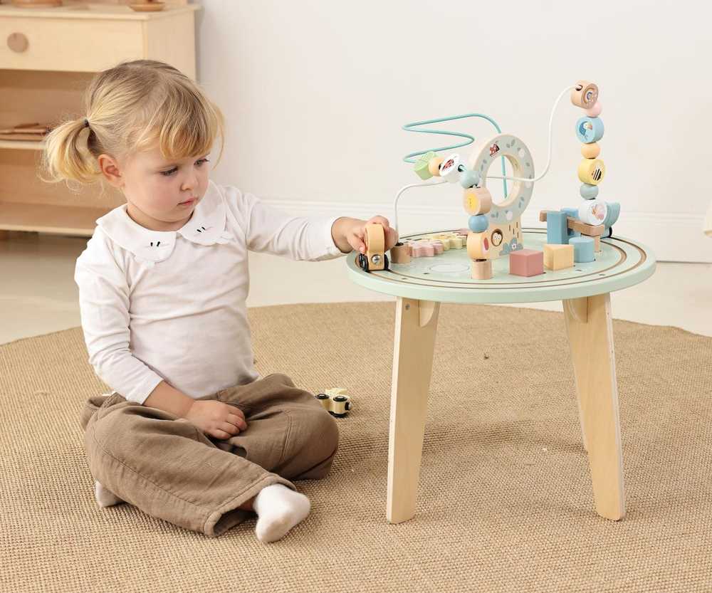 Tooky Toys Medinis Montessori veiklos stalas TOOKY TOY