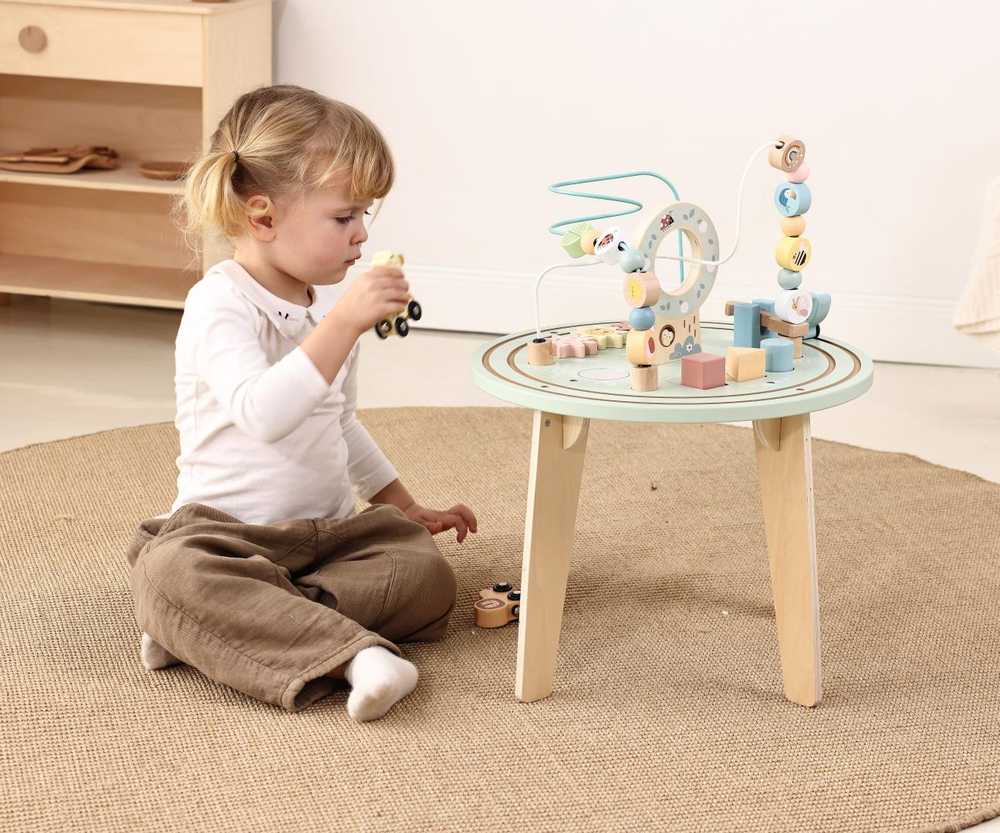 Tooky Toys Medinis Montessori veiklos stalas TOOKY TOY