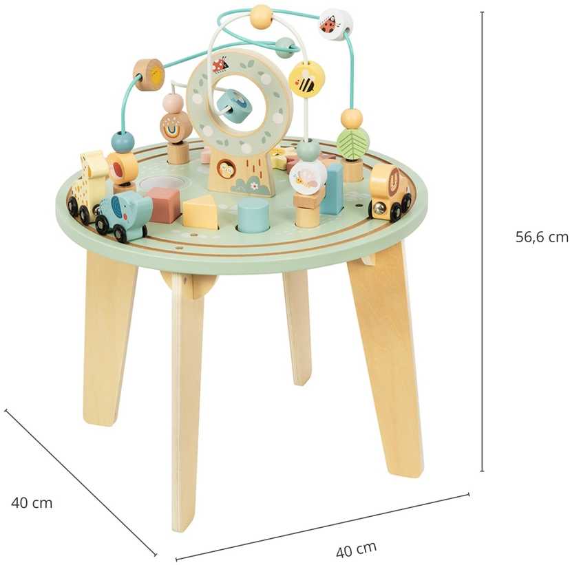 Tooky Toys Medinis Montessori veiklos stalas TOOKY TOY