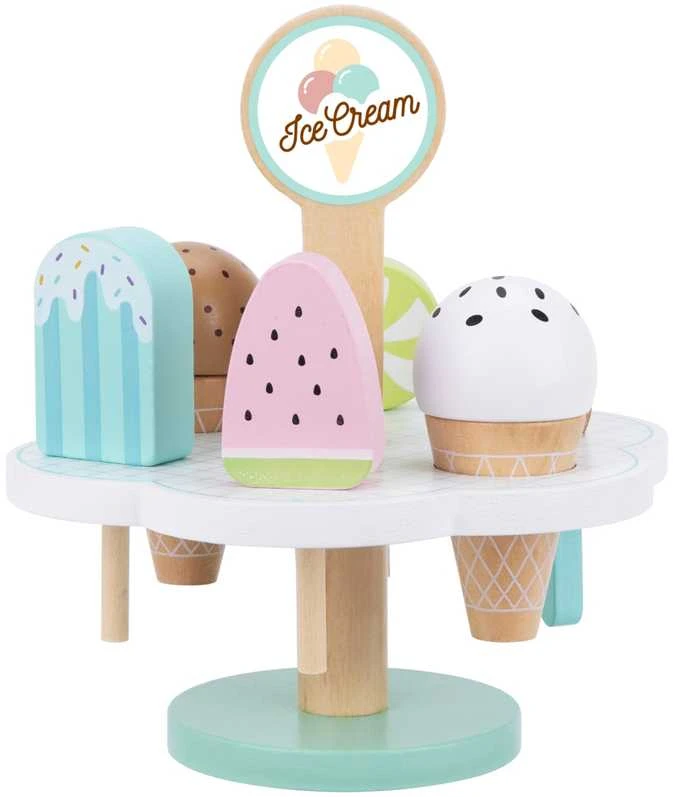 Tooky Toys Mediniai magnetiniai ledai su stovu TOOKY TOY