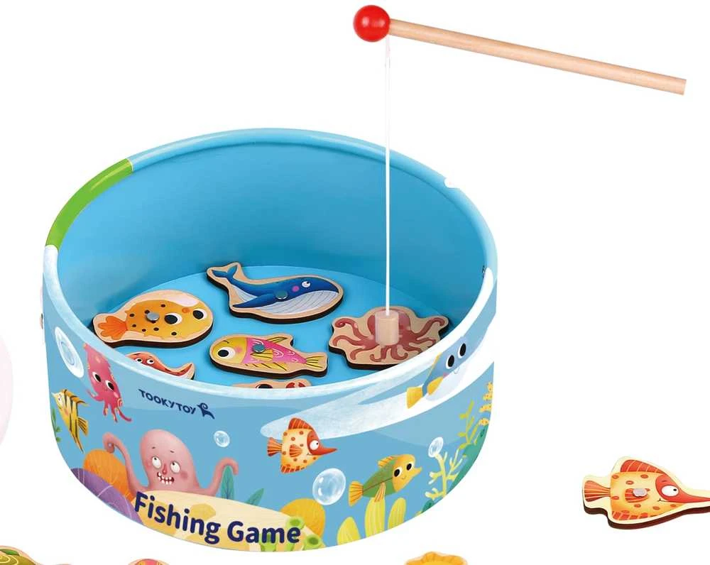 Tooky Toys Medinis žaidimas Žvejyba TOOKY TOY