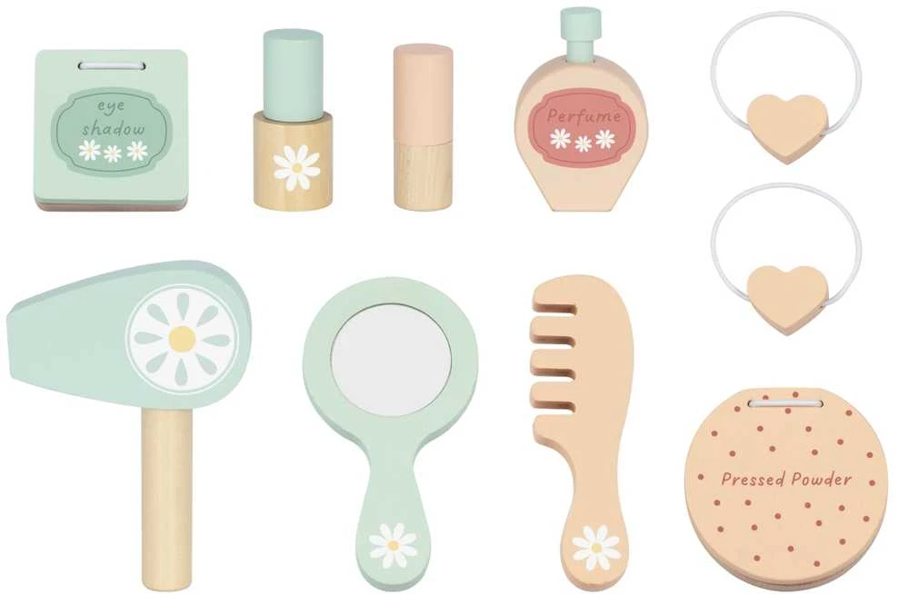 Tooky Toys Medinis makiažo staliukas TOOKY TOY Drugelis su LED apšvietimu