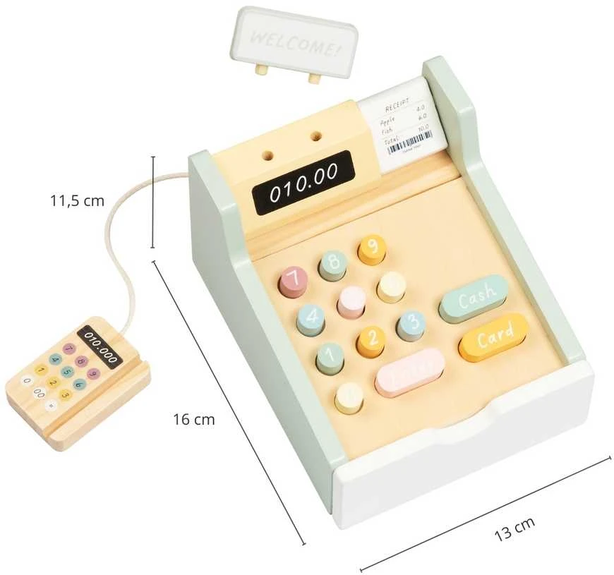 Tooky Toys Tooky Toy TP543 medinis kasos aparatas