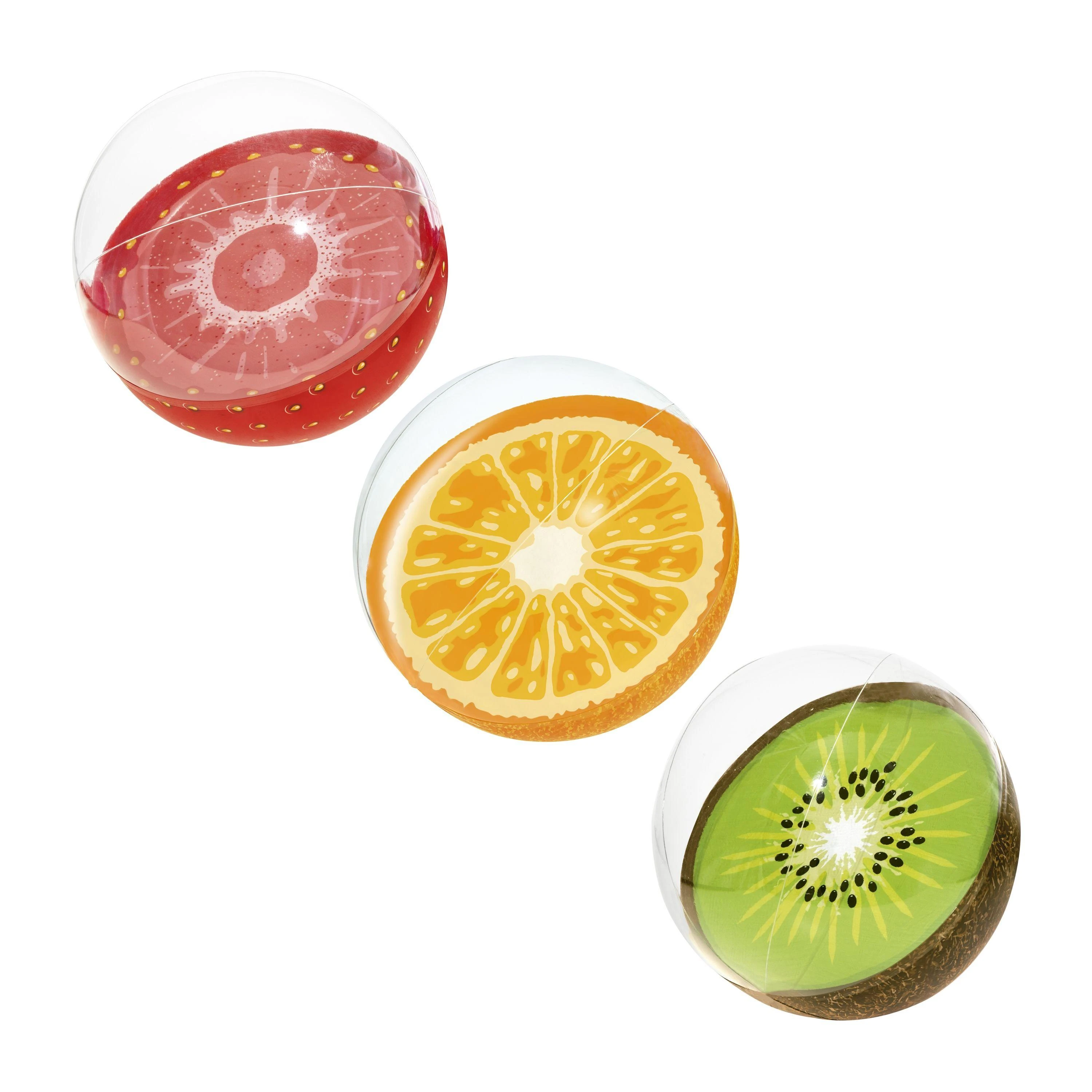 BESTWAY paplūdimio kamuolys Fruit 46cm, assort., 31042