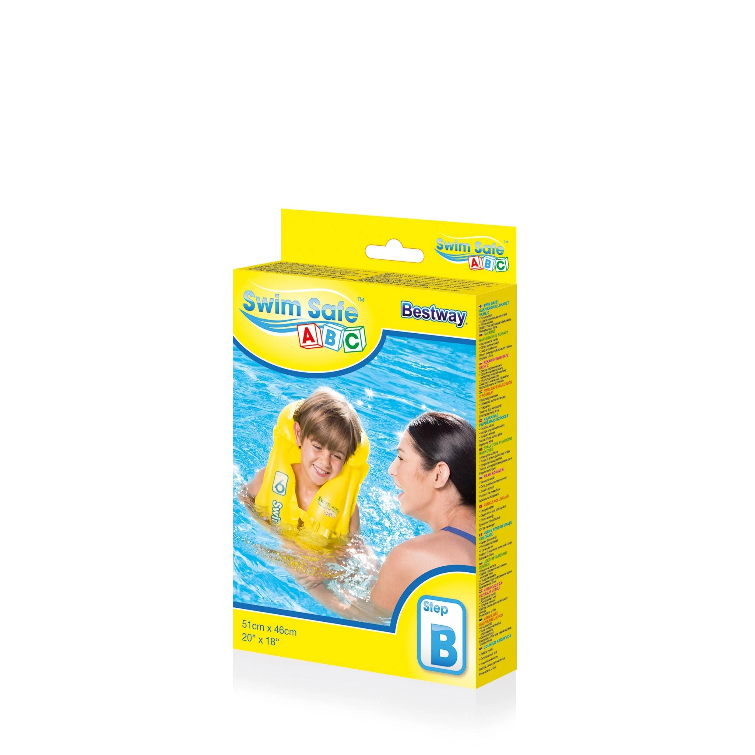 BESTWAY plaukimo liemenė Swim Safe Step B 51x46cm 32034