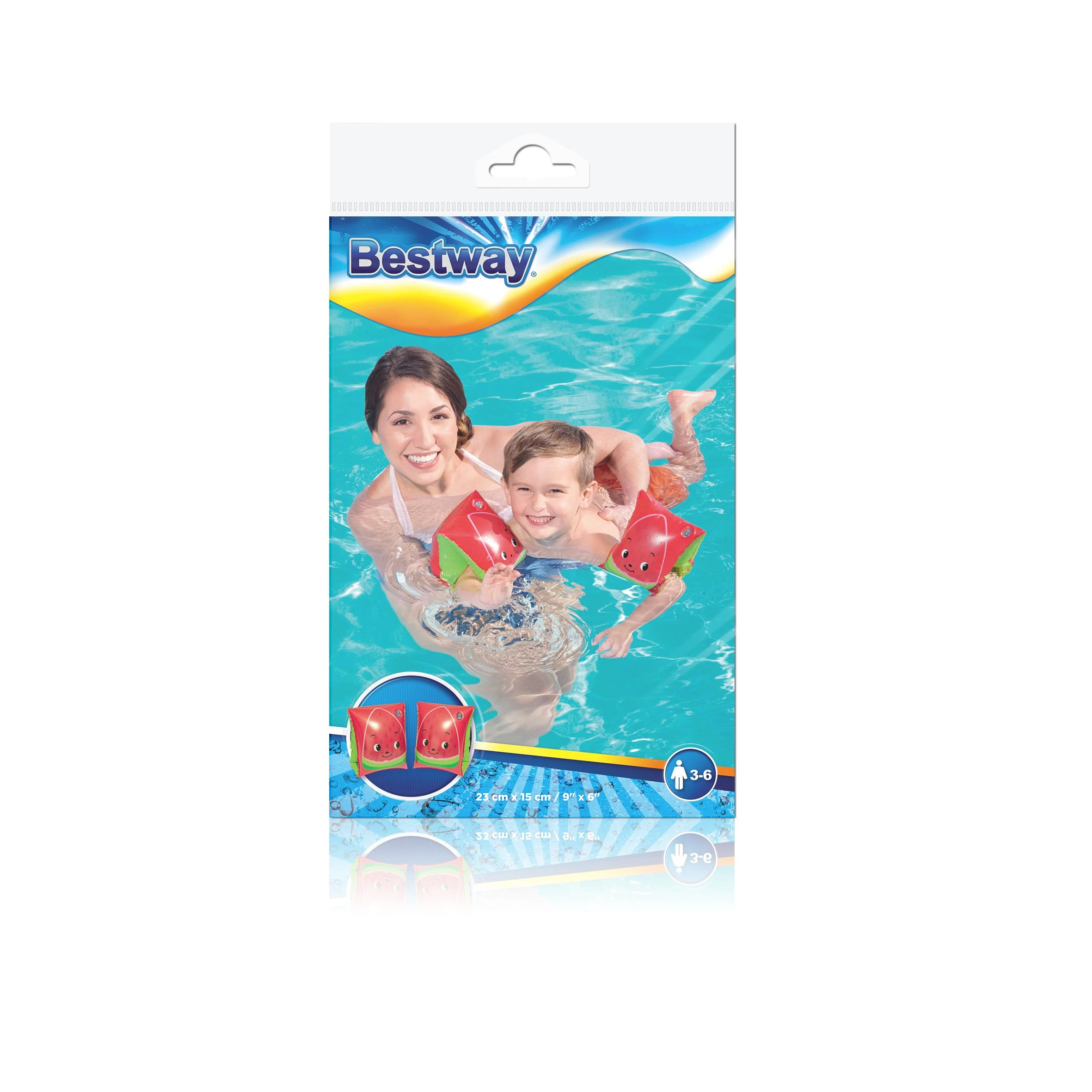 BESTWAY žiedai ant rankų Delfinai 23cm x 15cm,32042EU