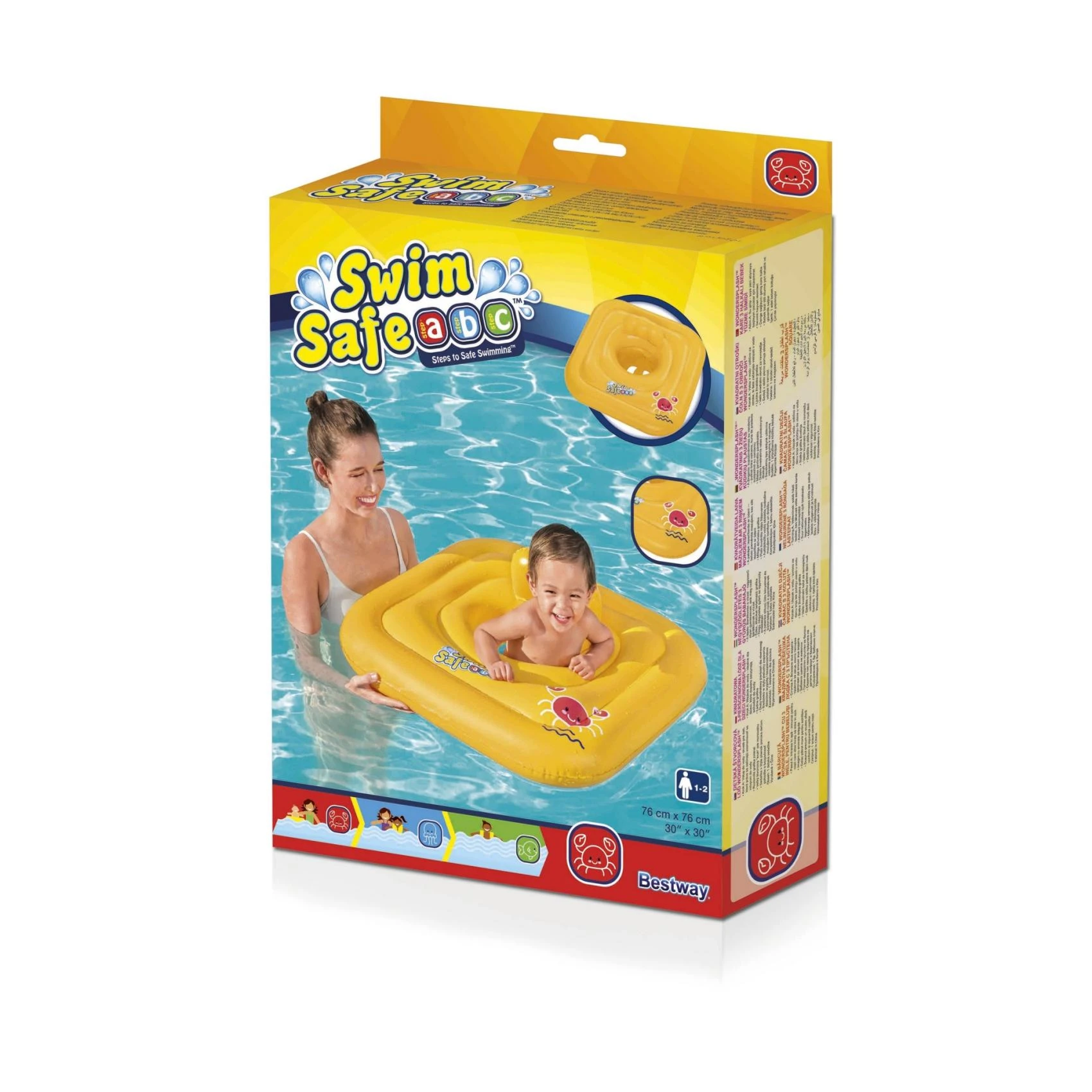 Bestway Pripučiama plaukimo kėdė vaikams 76x76 cm