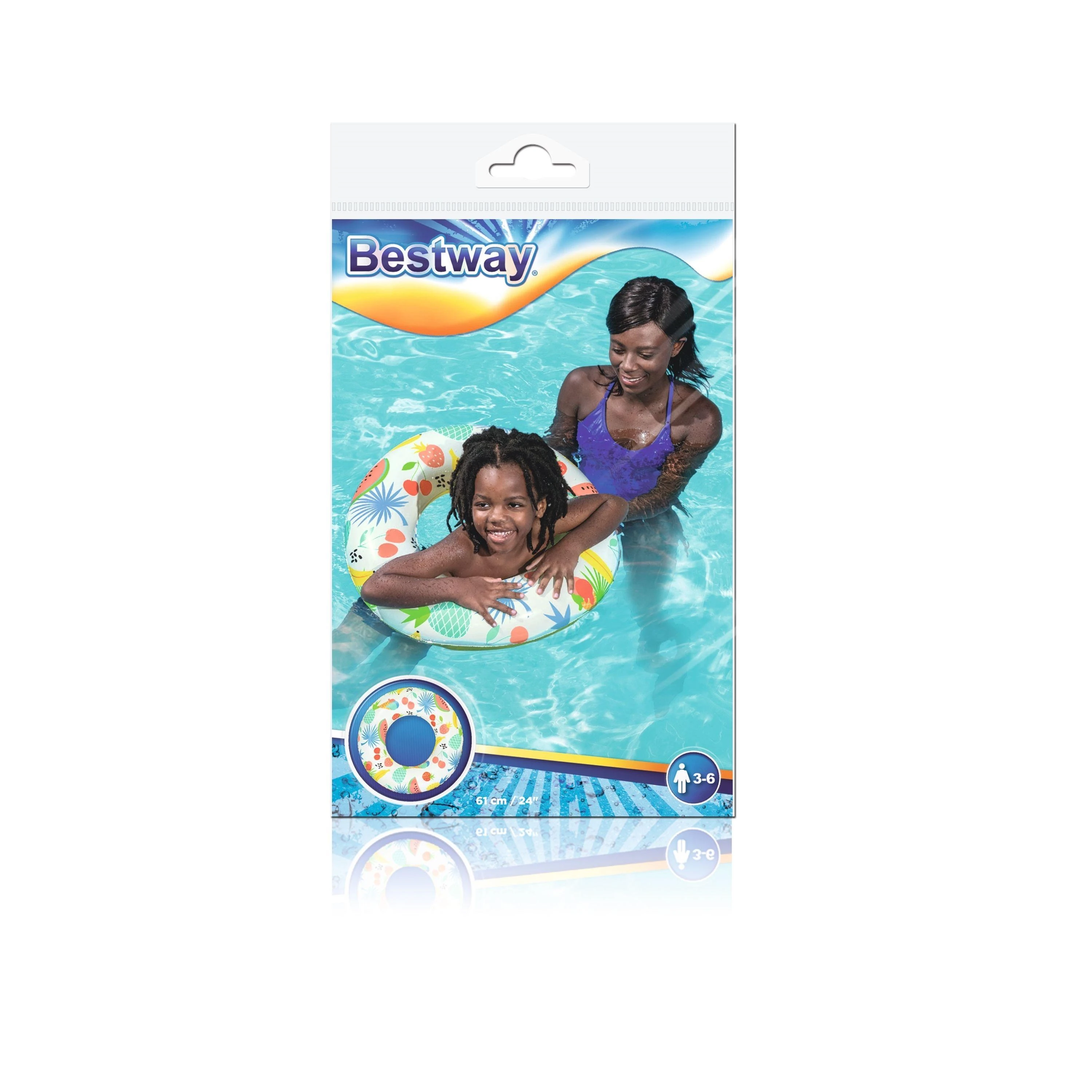 Bestway Plaukimo ratas pripuč. BECO 98035 53cm