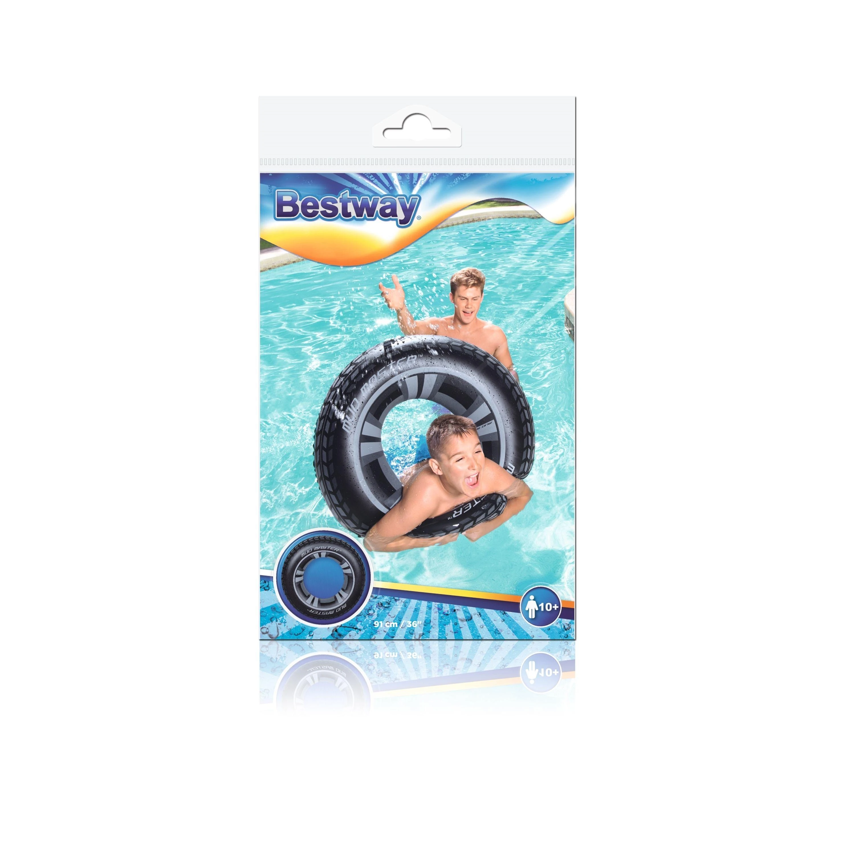 Bestway 36016 plūduriuojantis gaminys baseinui / paplūdimiui Juoda Plaukimo ratas Vinilas