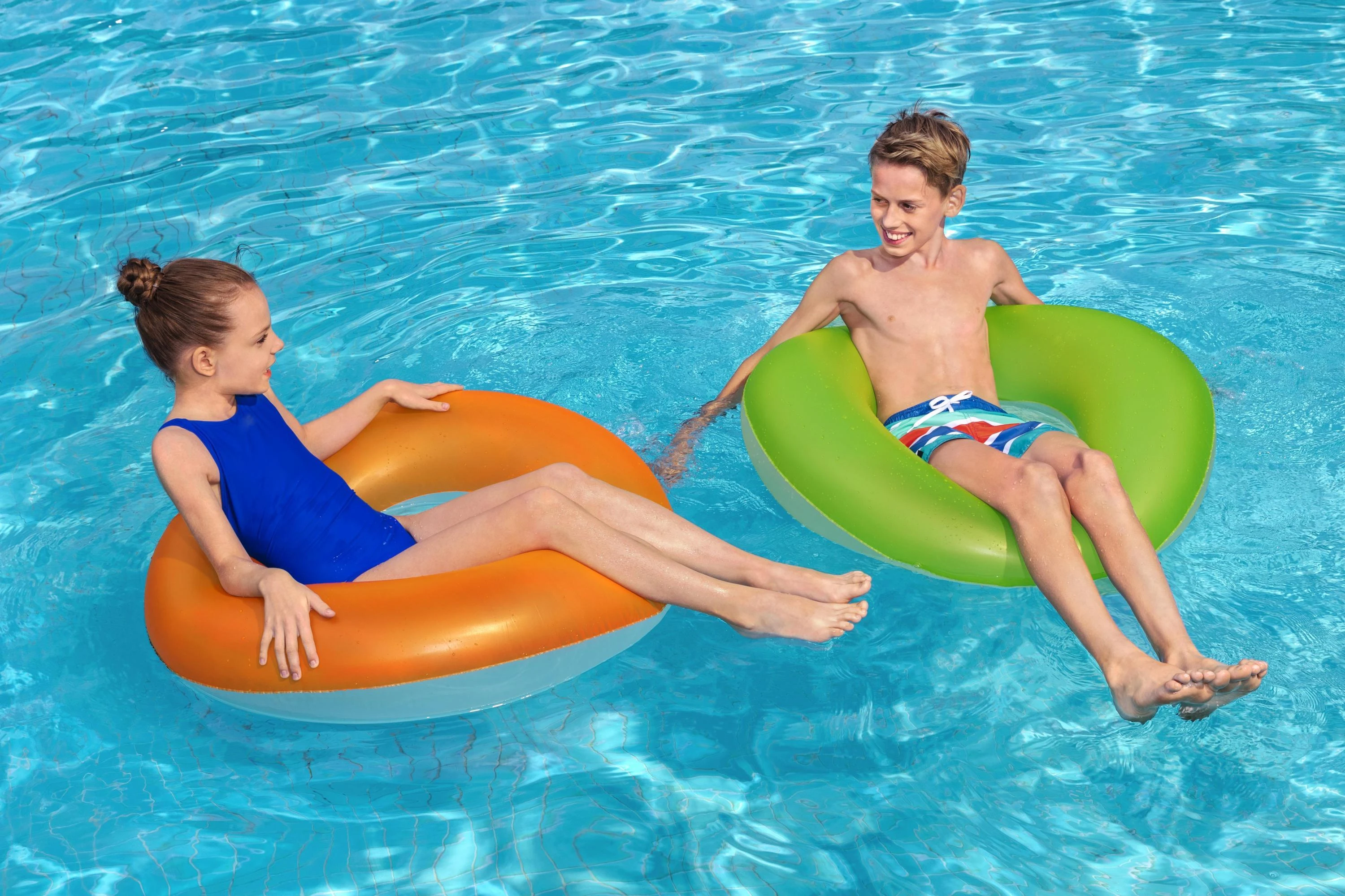 „Bestway Big Wheel Swim Neon 91cm