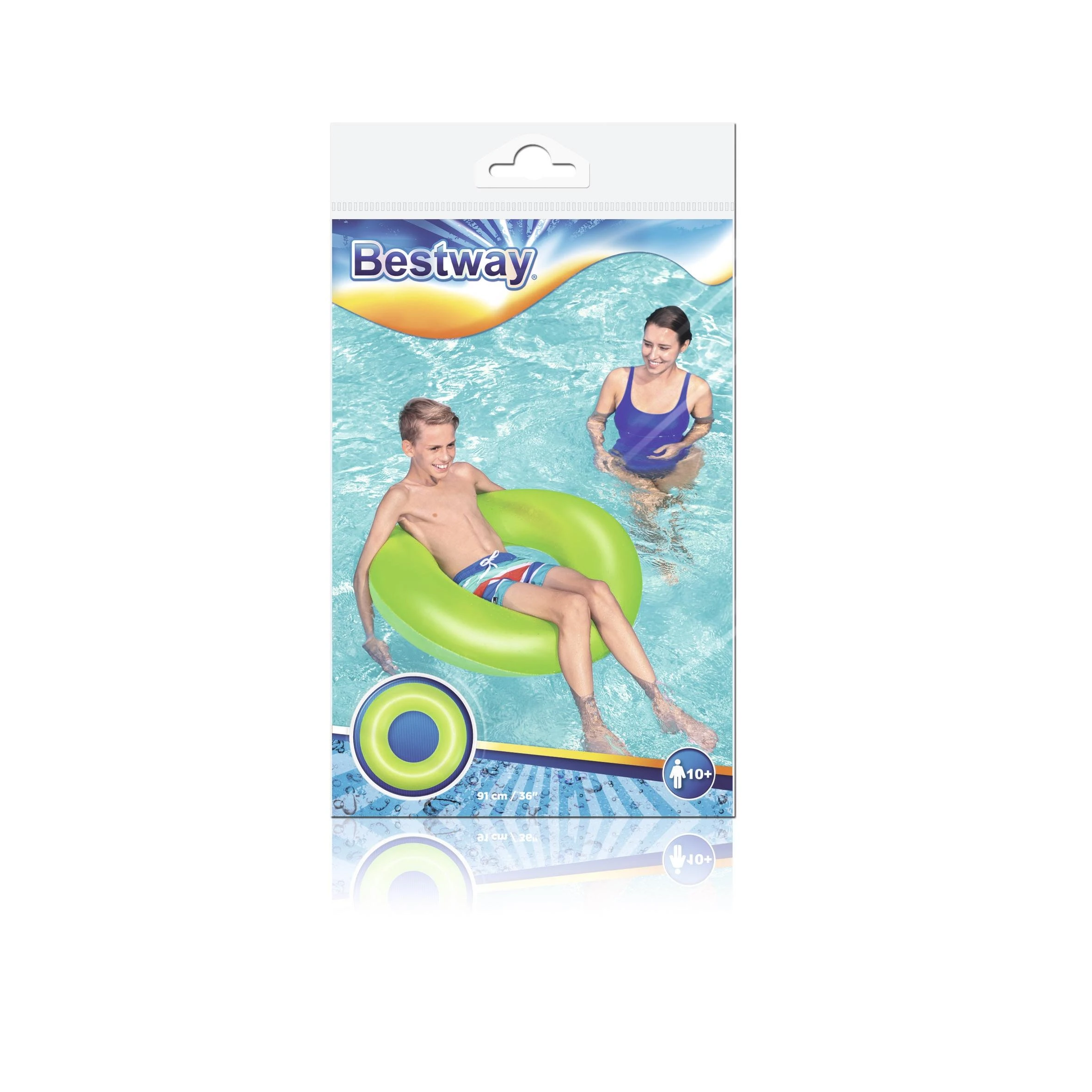 „Bestway Big Wheel Swim Neon 91cm