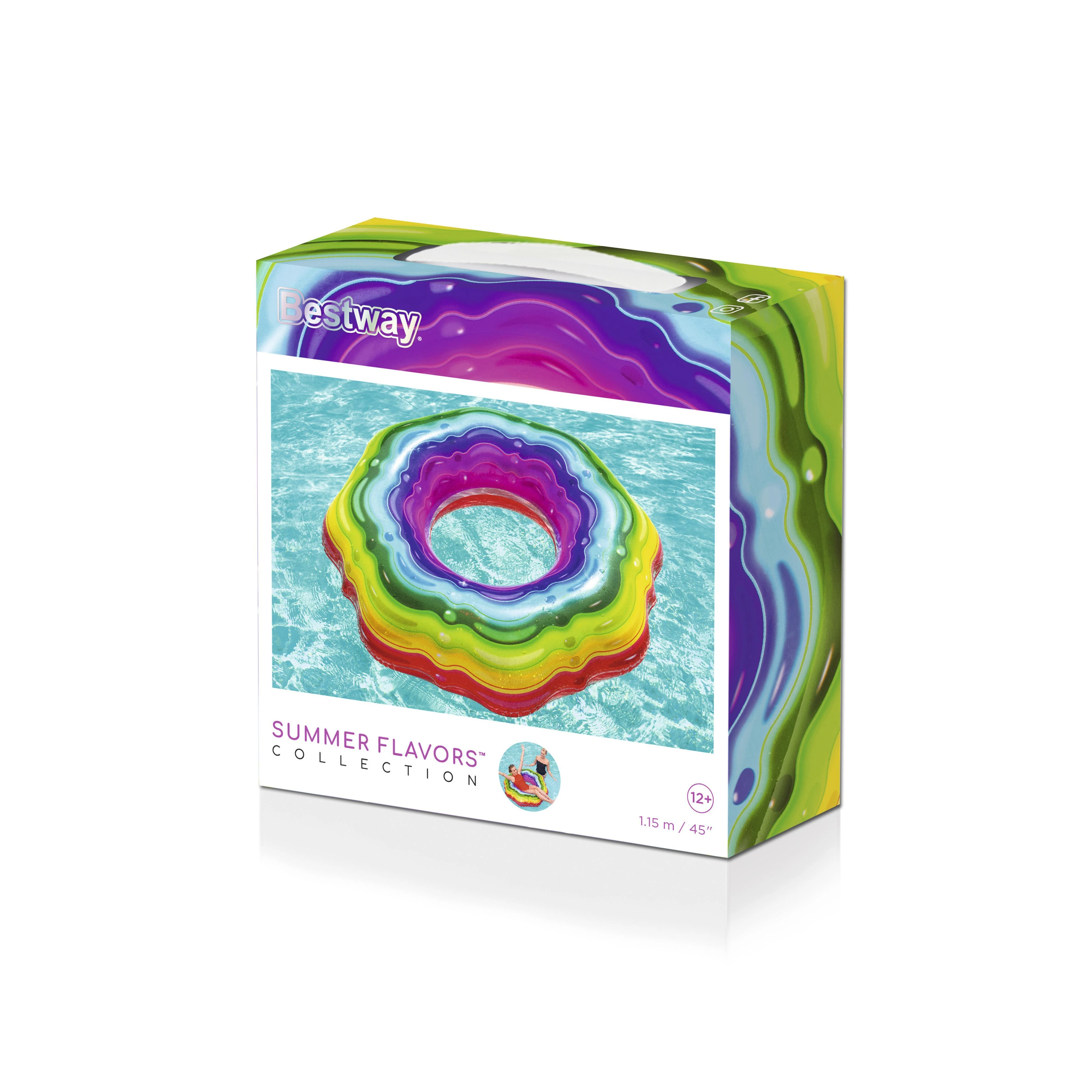 Bestway 36163 plūduriuojantis gaminys baseinui / paplūdimiui Multi spalvos Plaukimo žiedas Raštas PVC