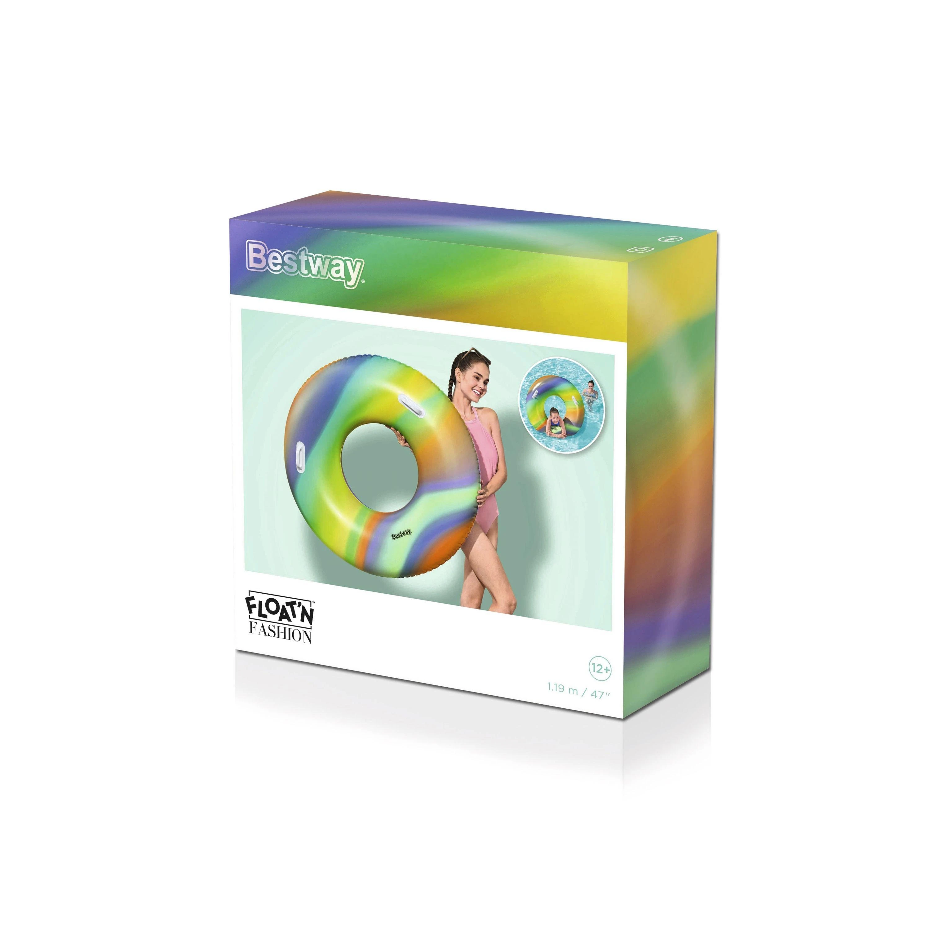 Plaukimo ratas Bestway Rainbow, Ø 119 cm