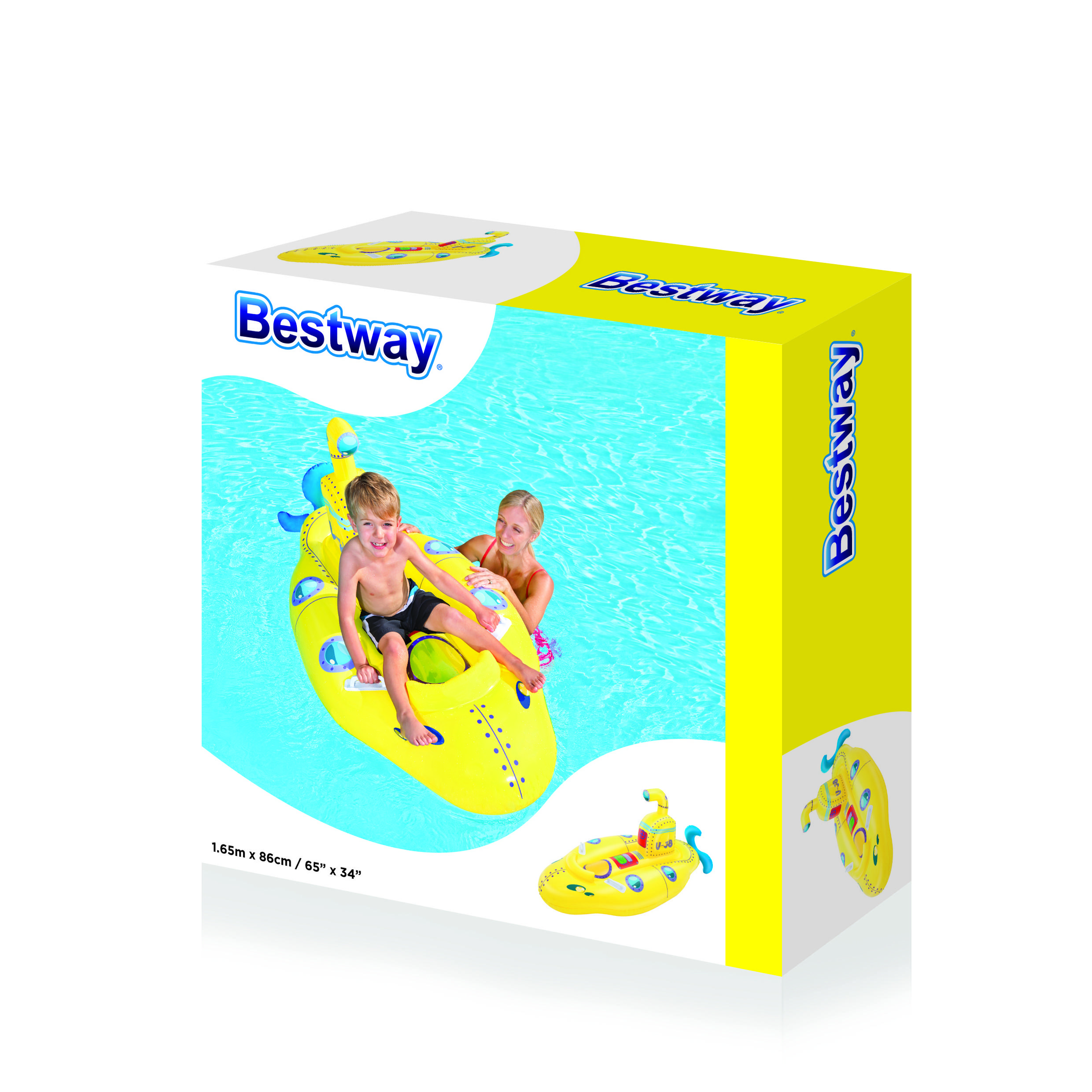BESTWAY pripučiamas submarinas 1.65m x 86cm, 41098