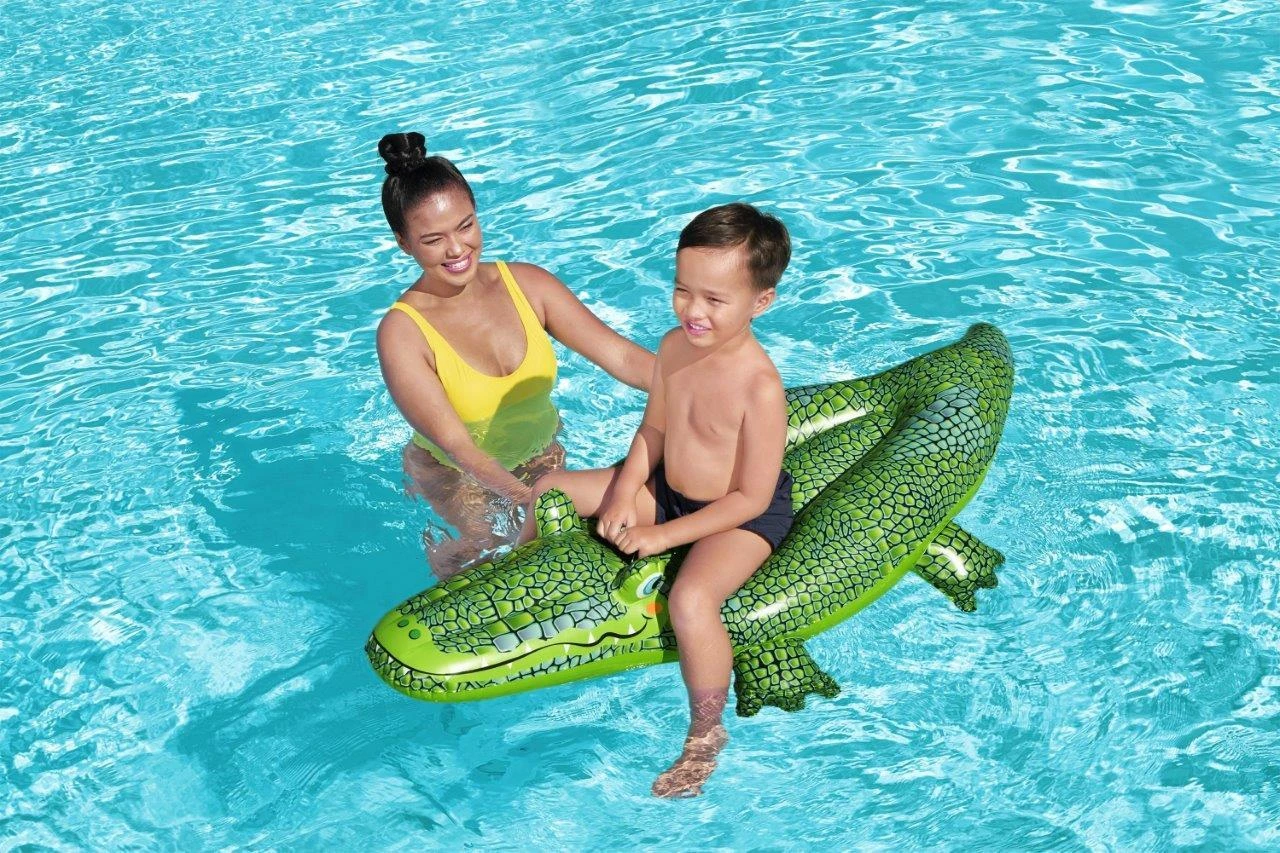 Plaukimo Krokodilas Bestway 152 cm Žalias