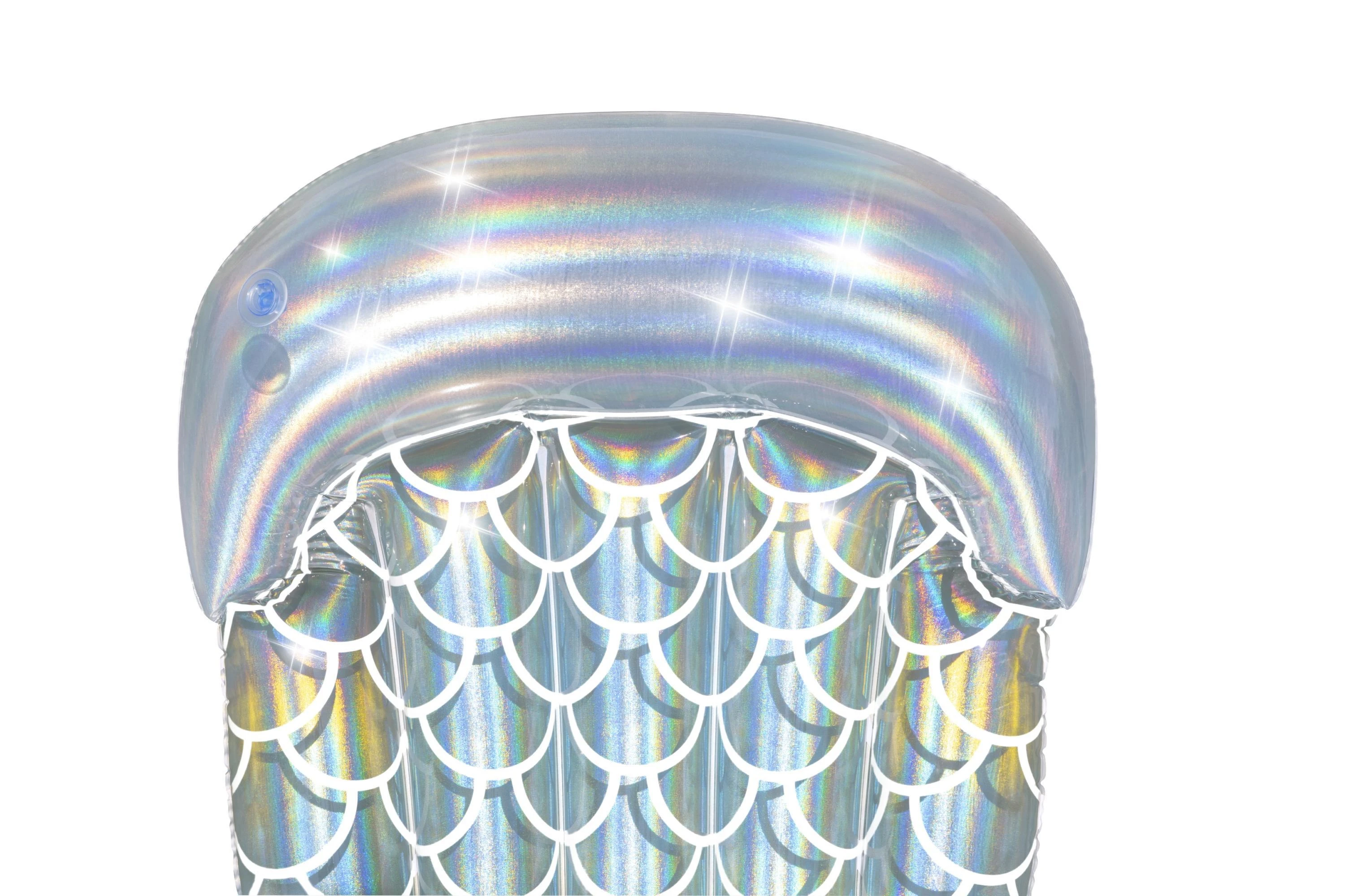 BESTWAY pripučiamas čiužinys Iridescent Mermaid Tail, 1.93m x 1.01m, 43413