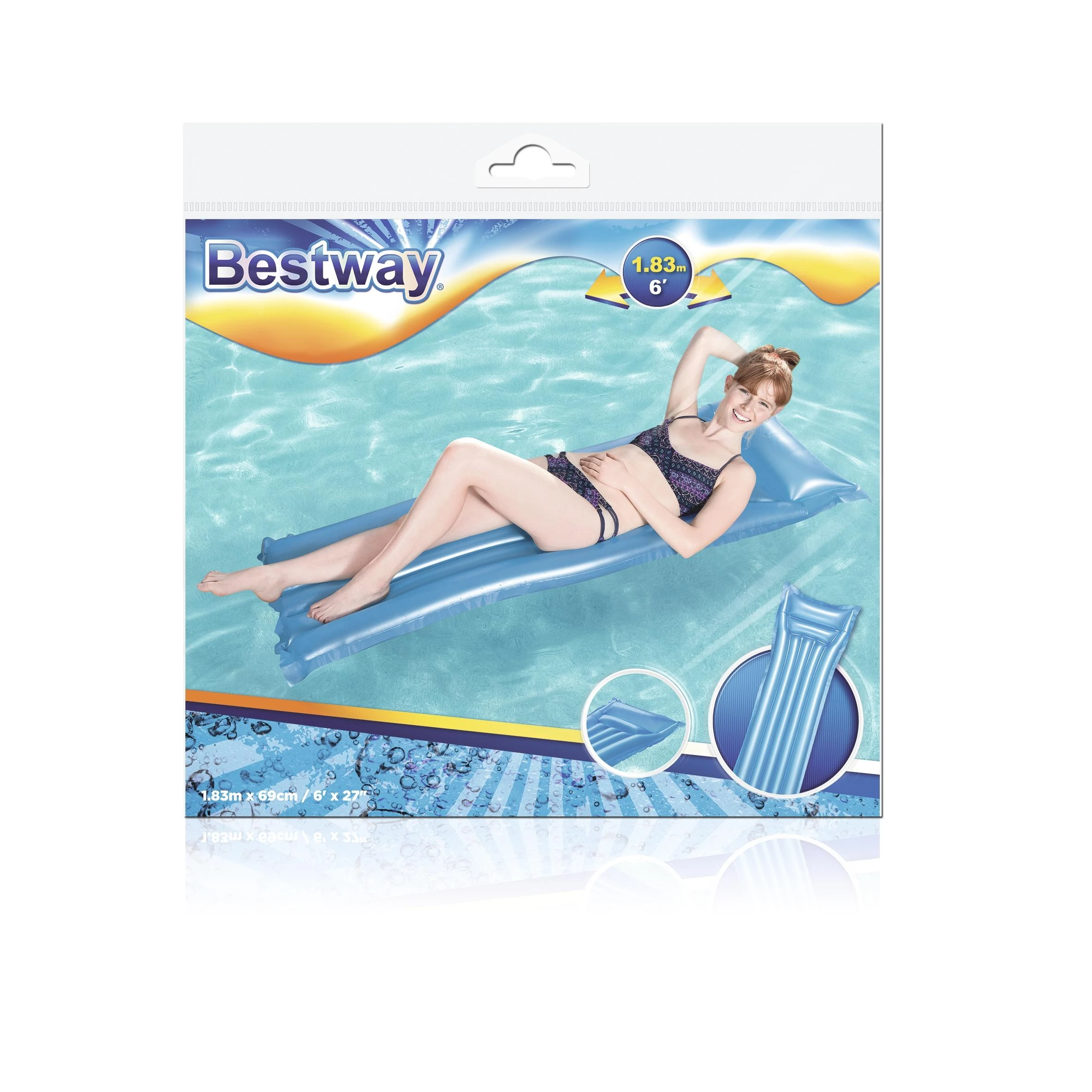 Bestway *AST. BEST. Čiužinys dmuch. do pływ. 183x69cm 3 kol