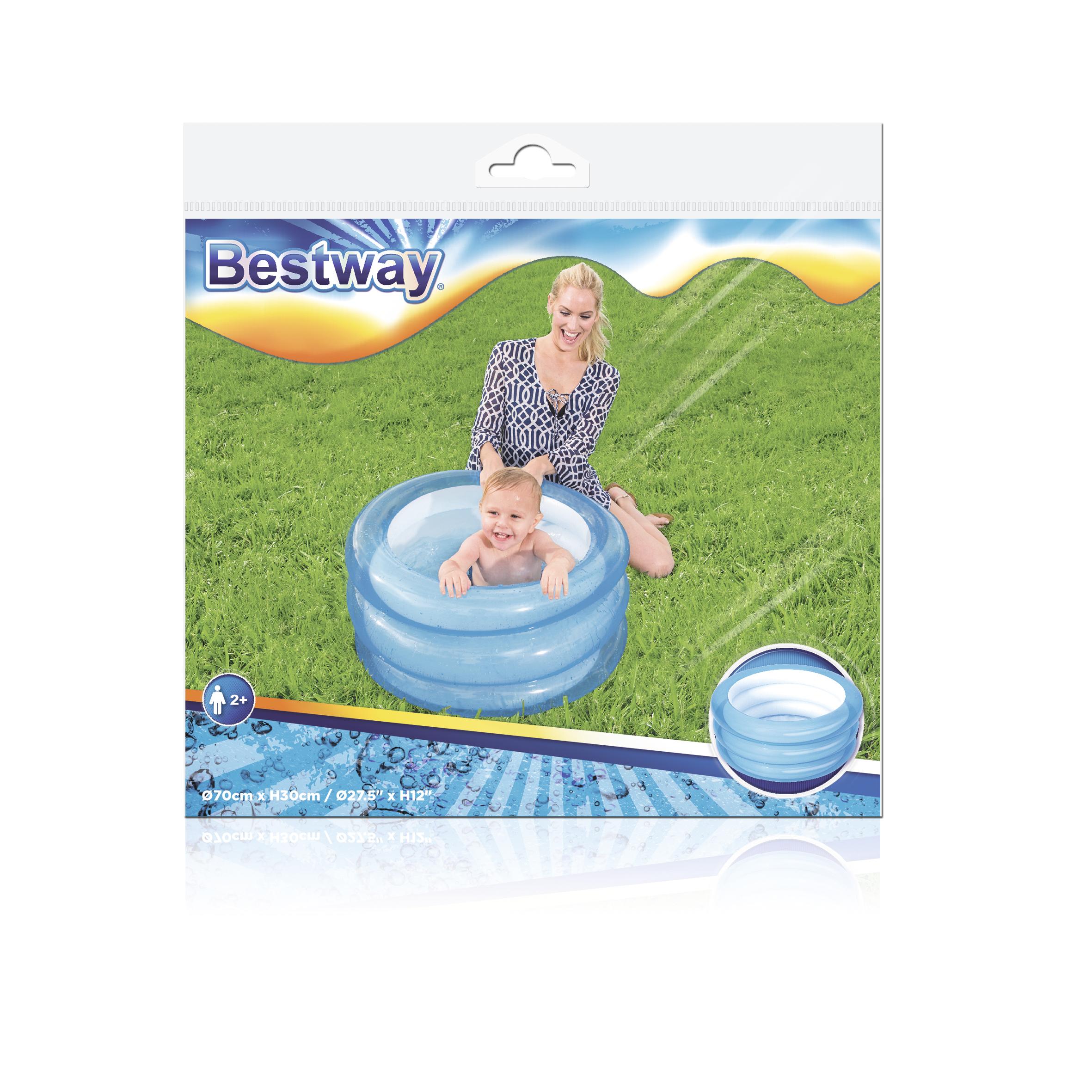 Pripučiamas baseinas Bestway 51033 rožinis