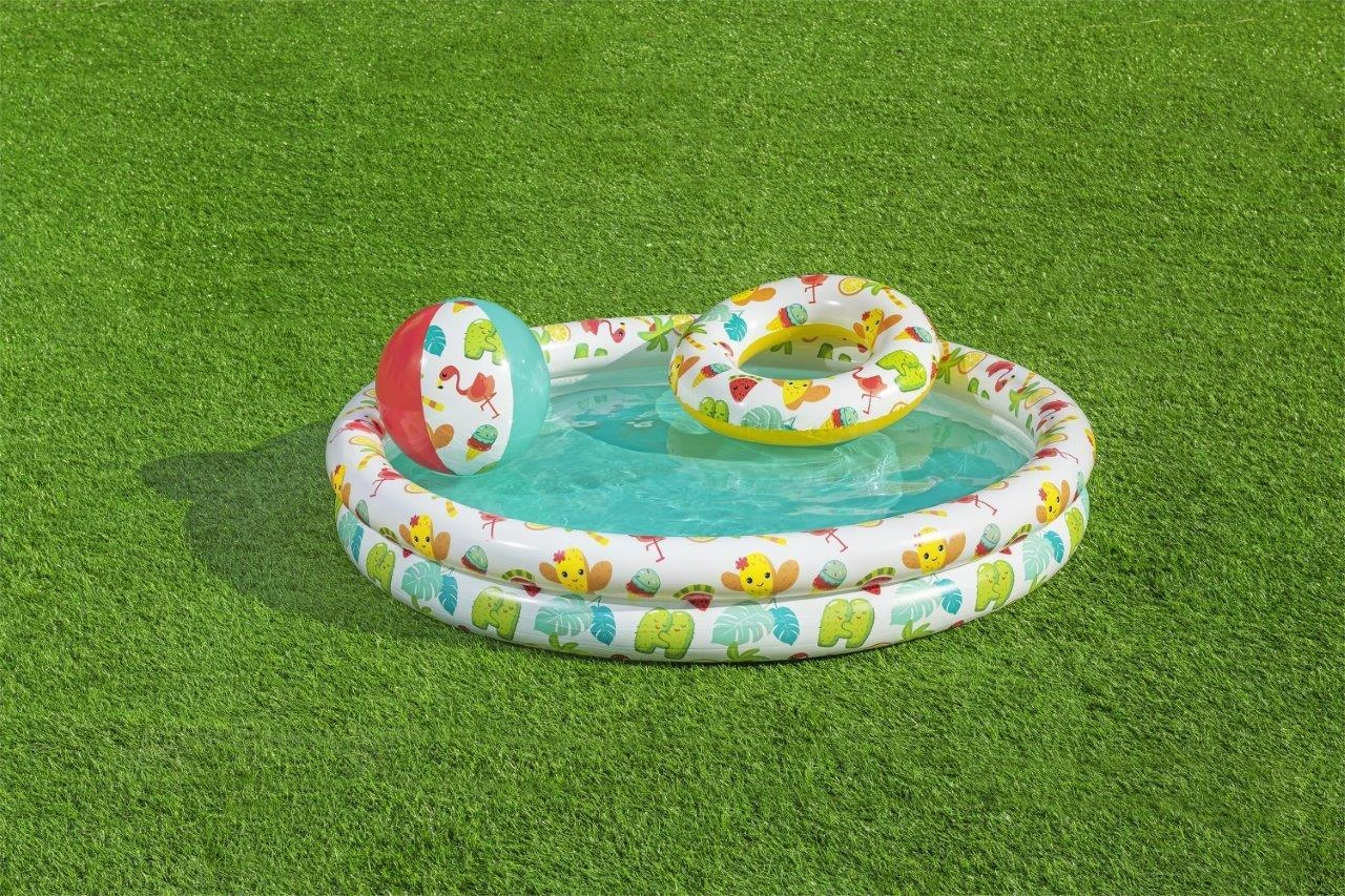 BESTWAY pripučiamas baseino rinkinys vaikams Play Pool , 1.22m x 0.20m, 51124