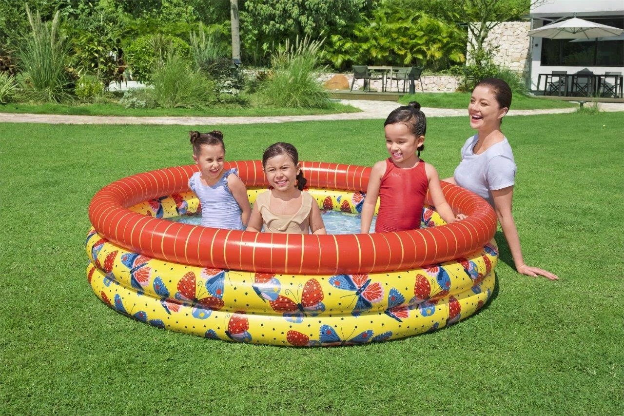 Pripučiamas baseinas BESTWAY BUTTERFLY, 168 x 38 cm