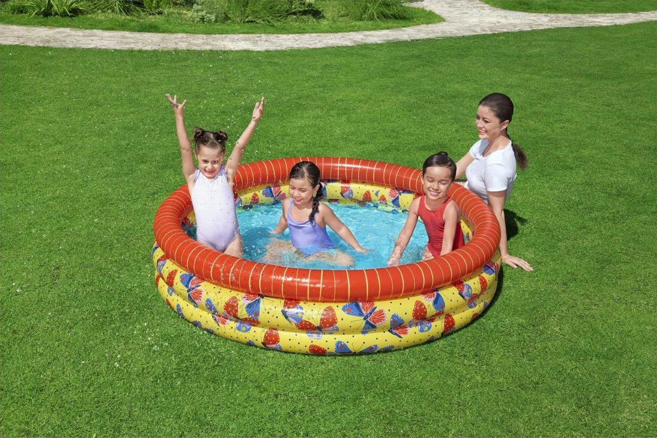 Pripučiamas baseinas BESTWAY BUTTERFLY, 168 x 38 cm