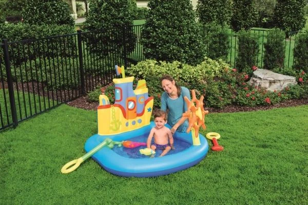 BESTWAY pripučiamas baseinas laivas 140cm x 130cm x 104cm, 52211