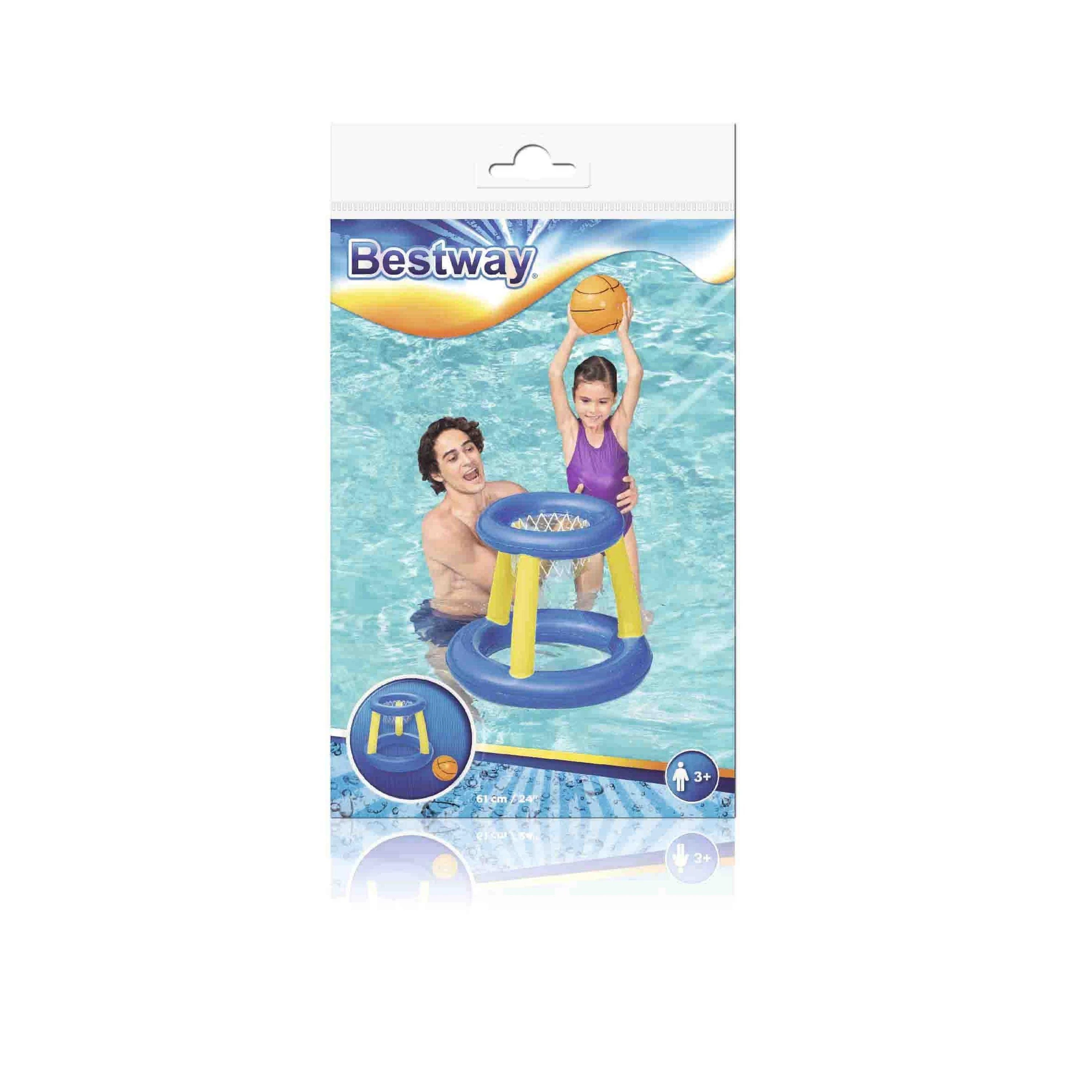 Bestway pripučiamas vandens krepšinio rinkinys, 61cm