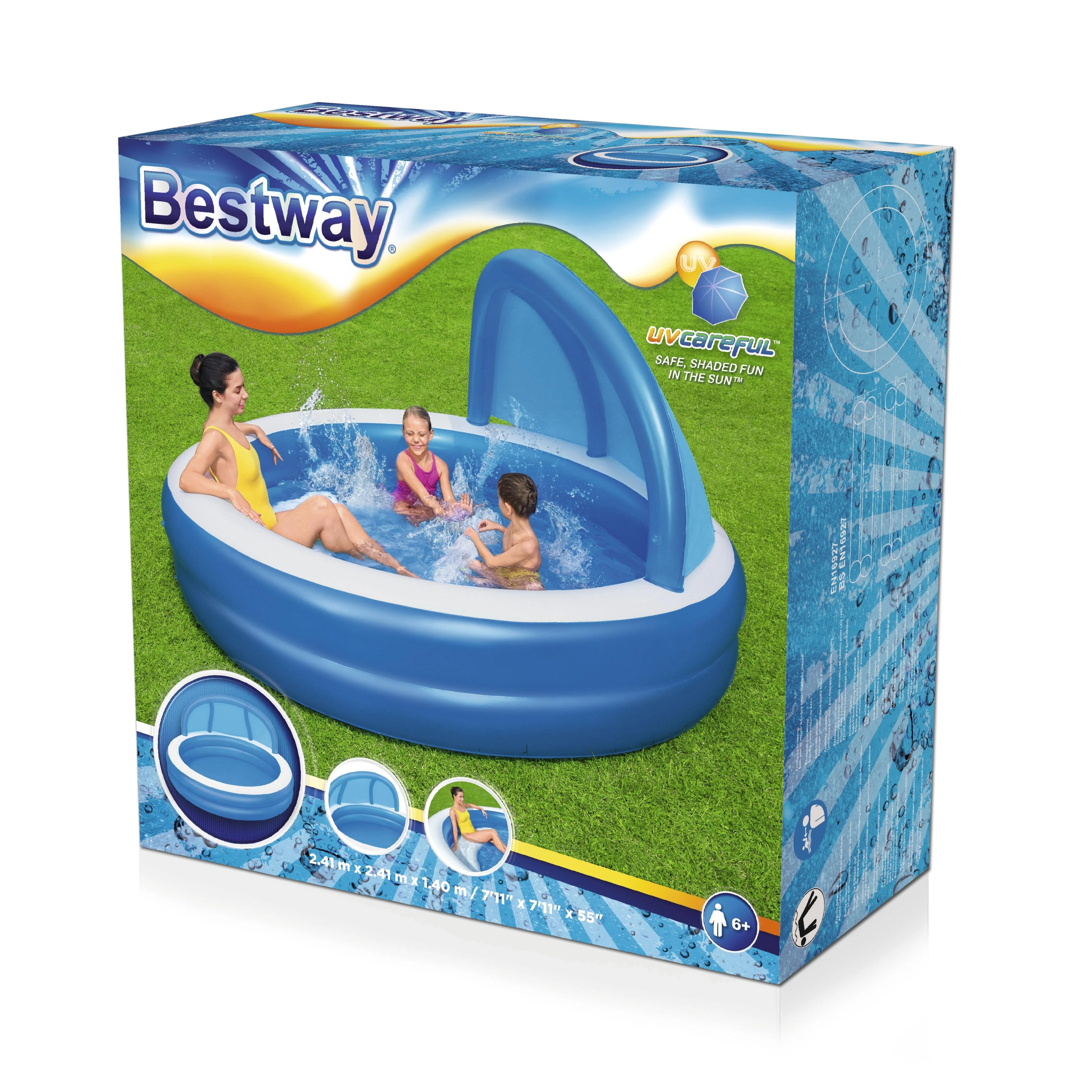 Bestway pripučiamas baseinas 241cm (54337)