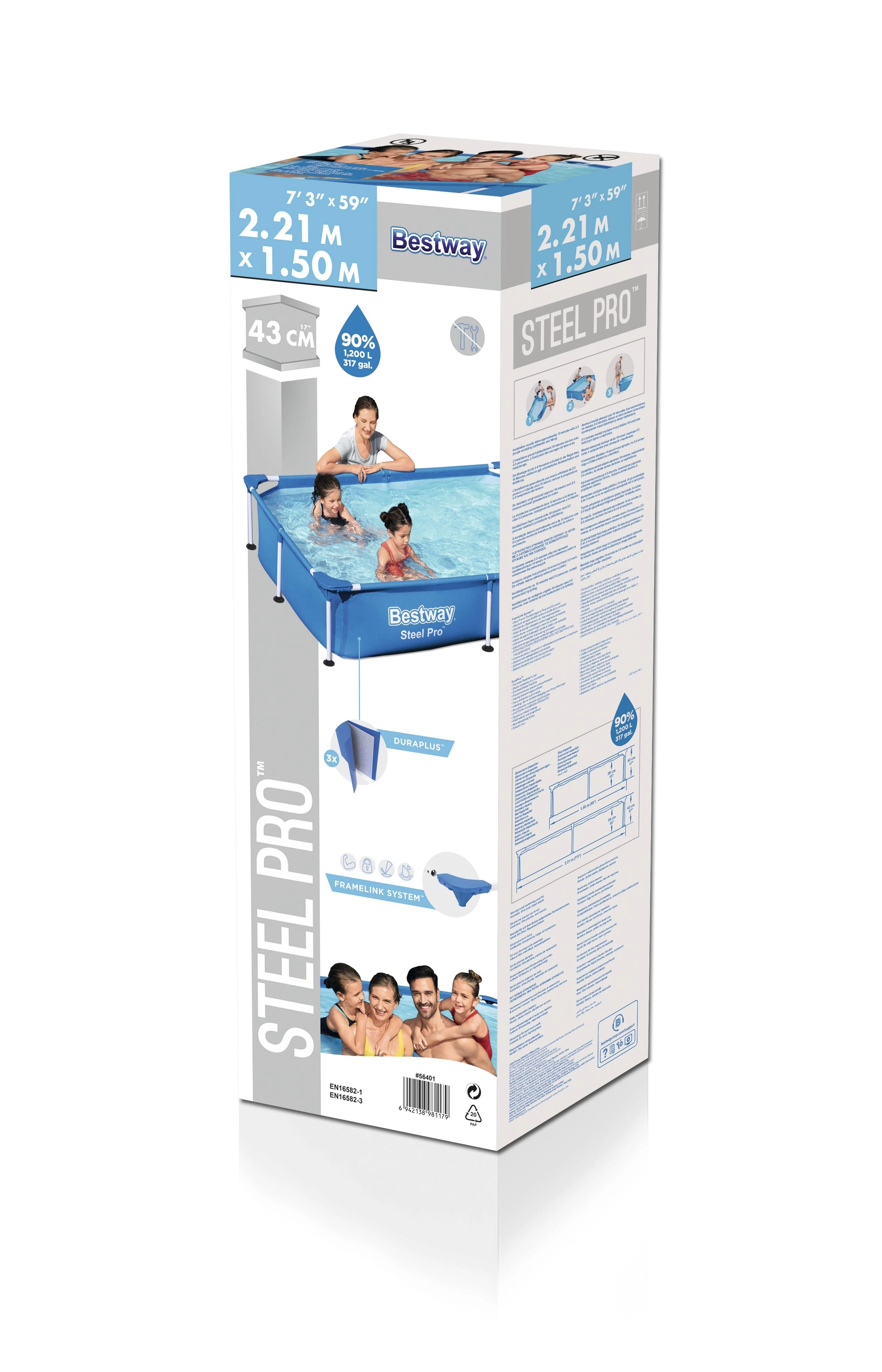 Baseinas Bestway Steel Pro
