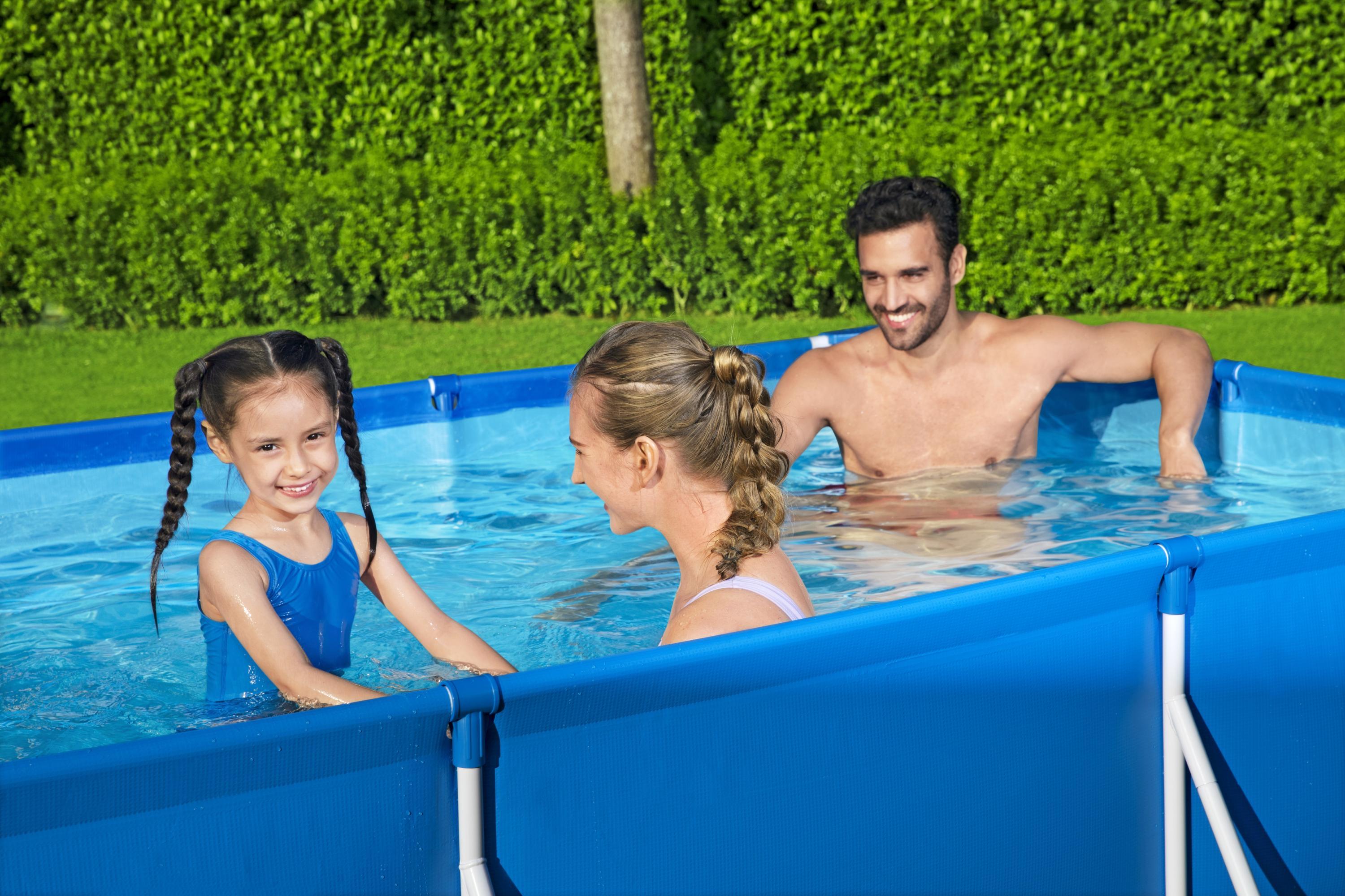 Bestway Steel Pro 56404 antžeminis baseinas Karkasinis baseinas Stačiakampis 3300 L Mėlyna