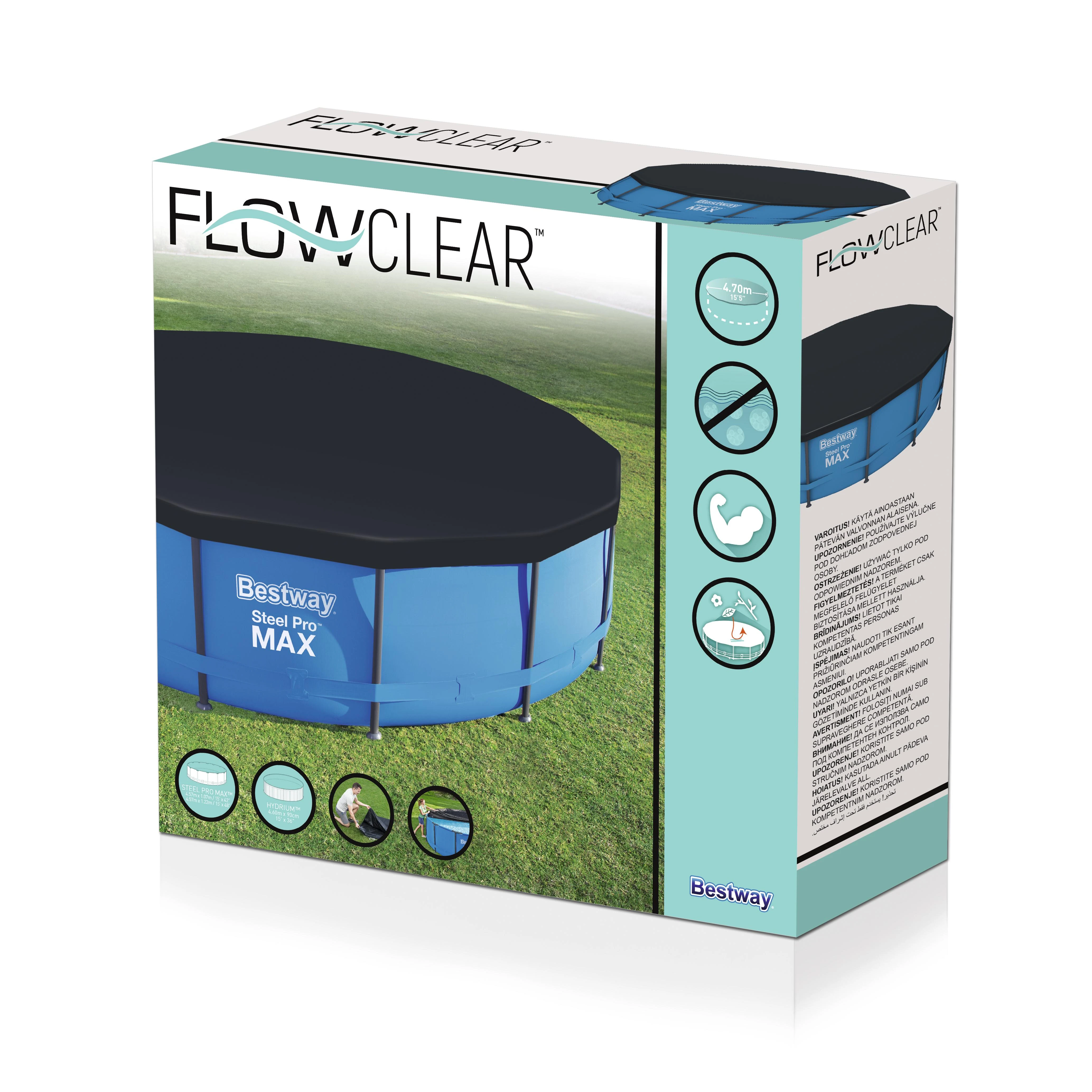 Bestway Baseino uždangalas Flowclear, 457cm