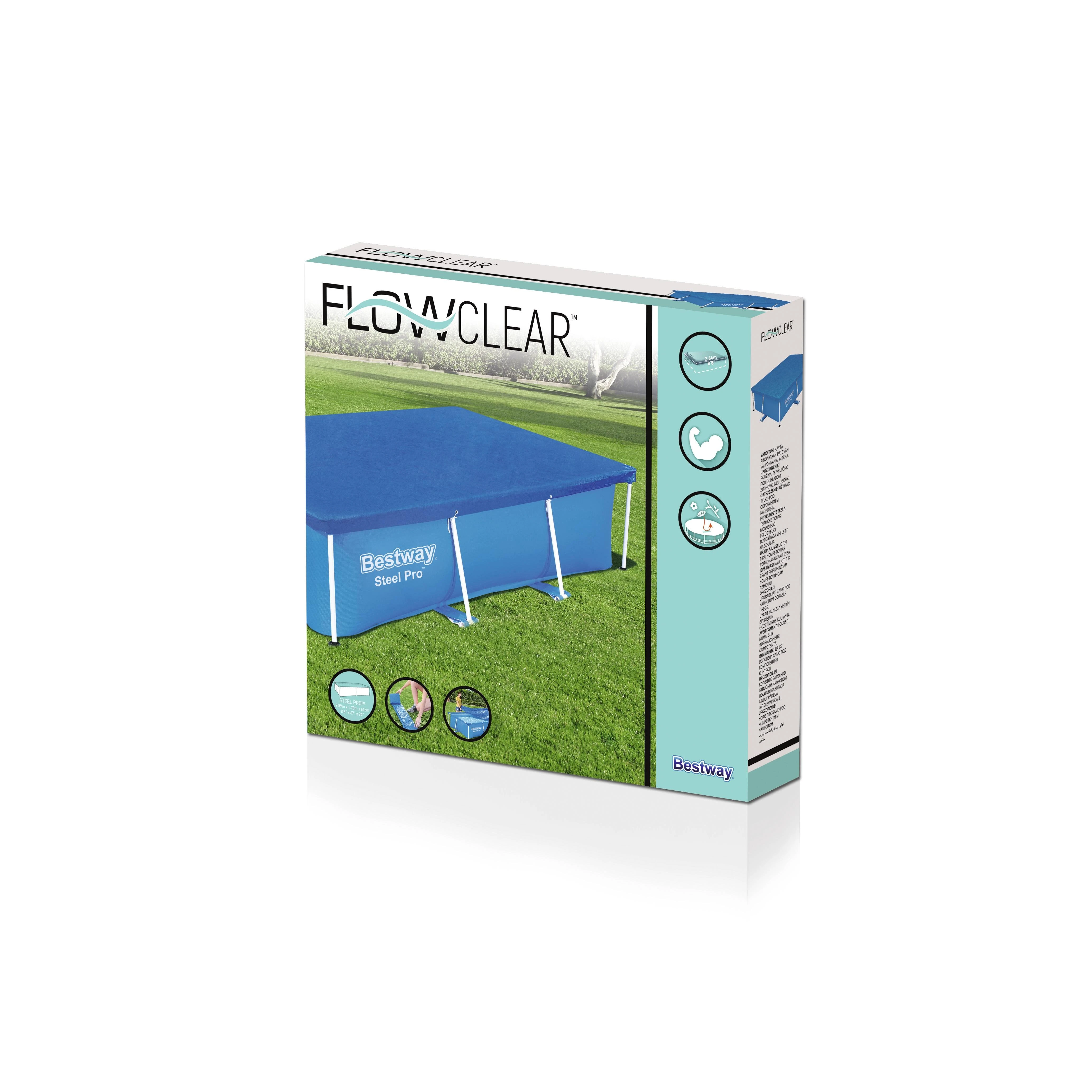 Bestway Baseino uždangalas Flowclear, 259x170cm