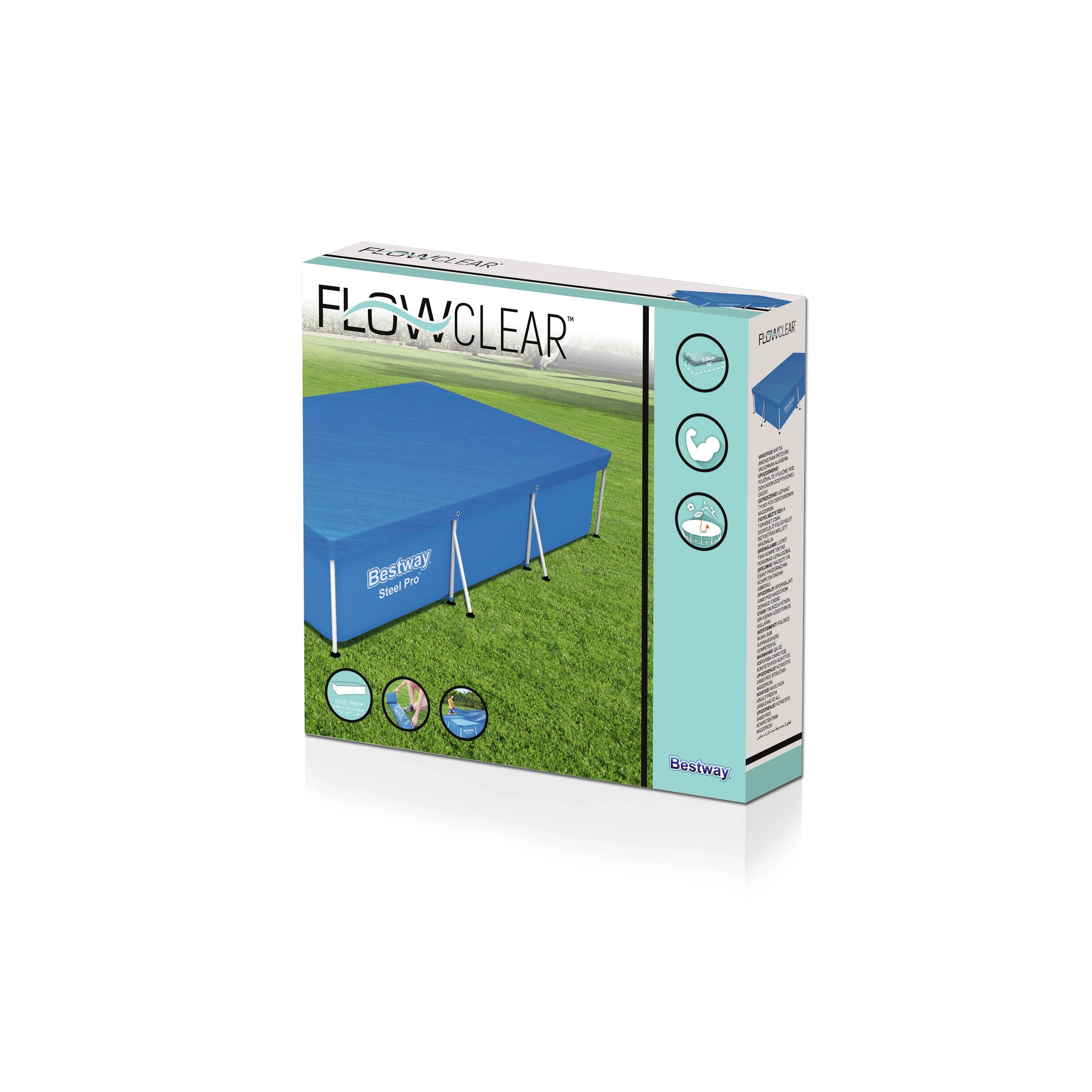 Bestway Flowclear Baseino uždangalas, 304x205x66cm