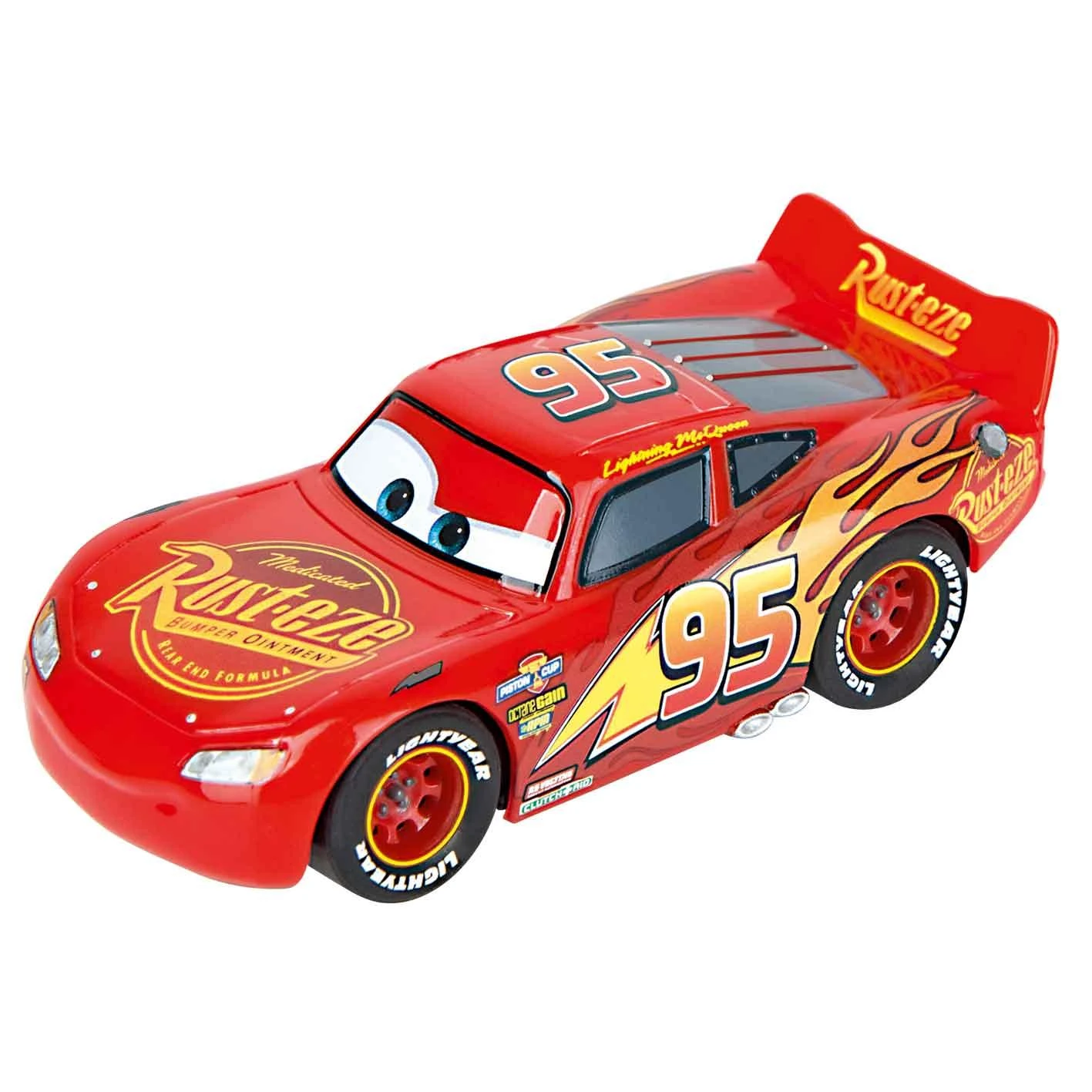 Carrera Pixar automobiliai - galios dvikovos lenktynės