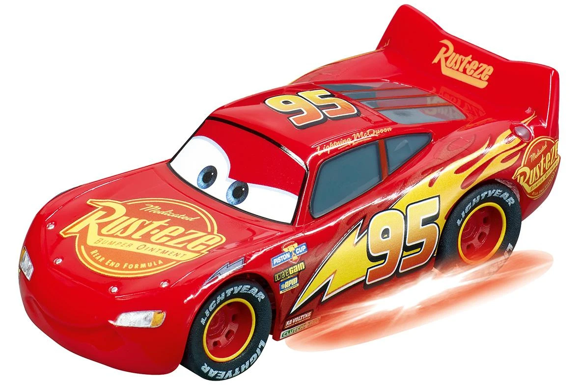 Milly Mally Carrera Go Cars – Neon Nights 5,3 m trasos rinkinys su nuotolinio valdymo automobiliukais