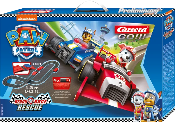 Carrera JIS!!! Psi Patrol Ready Race Rescue 4,3 m