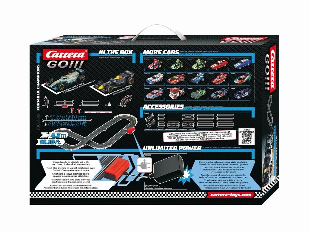 Carrera Go 20063518 Formula Champions 4,3m