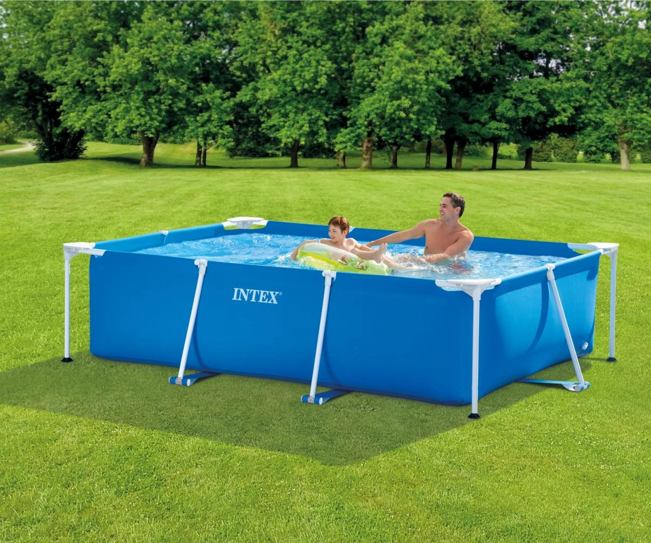 Stačiakampis sodo baseinas Intex, 2.6x1.6m