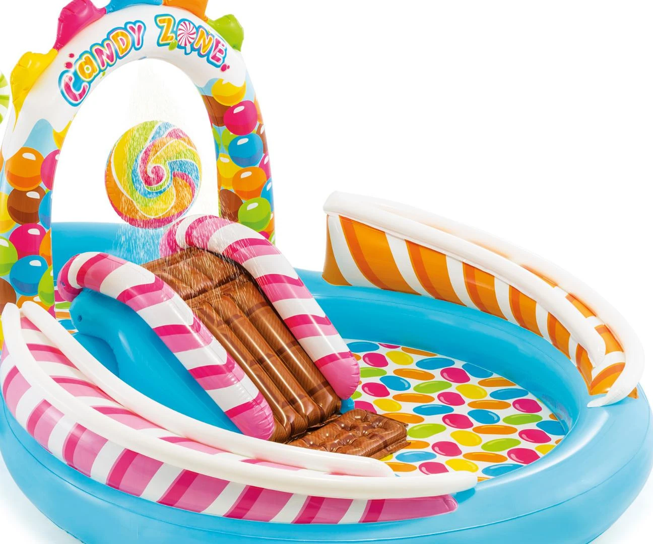 INTEX CANDY WATER ŽAIDIMŲ AIKŠTELĖ, 295 CM X 191 CM X 130 CM, 57149NP