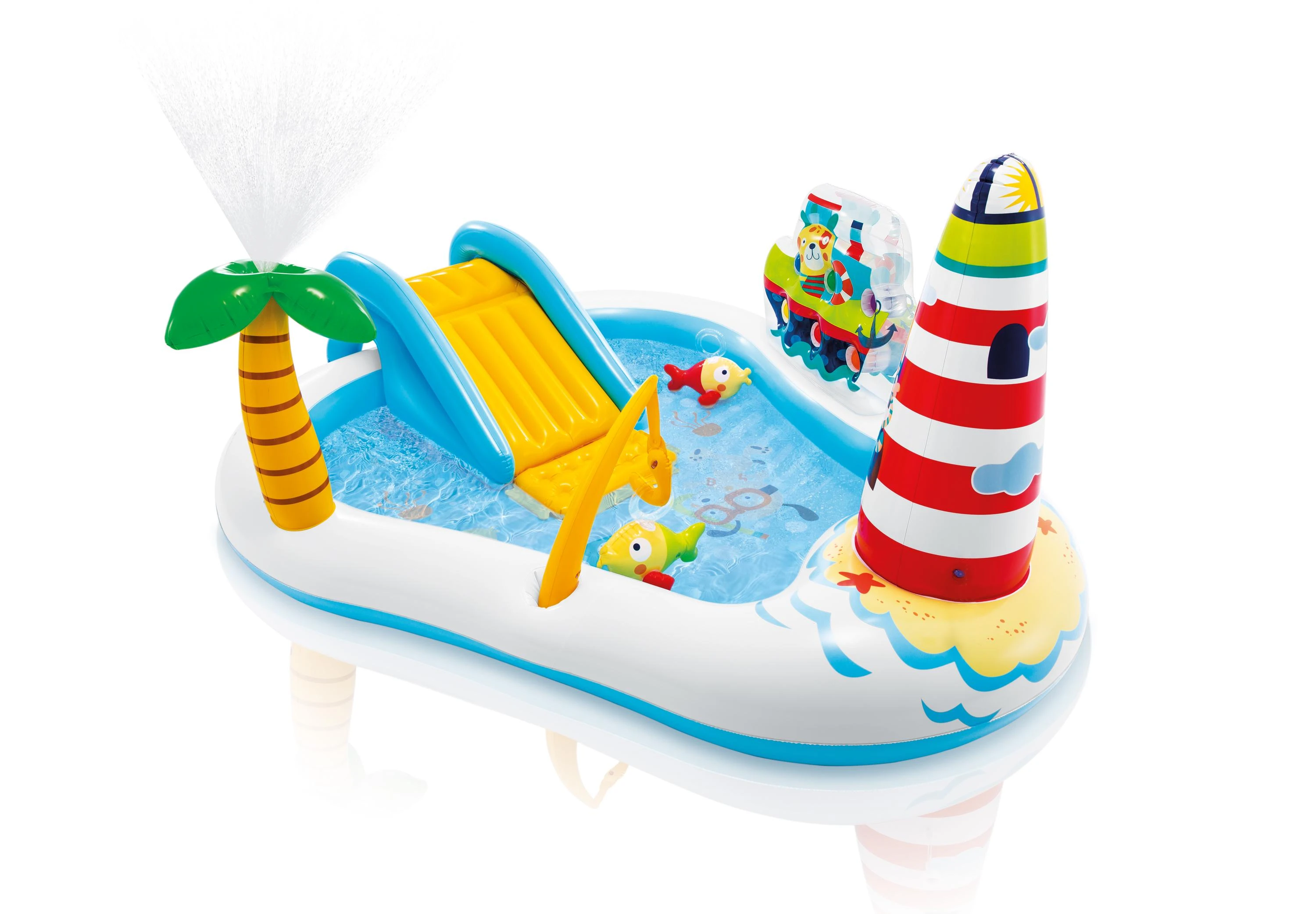 Pripučiama žaidimų aikštelė INTEX Fishing 218x188x99cm